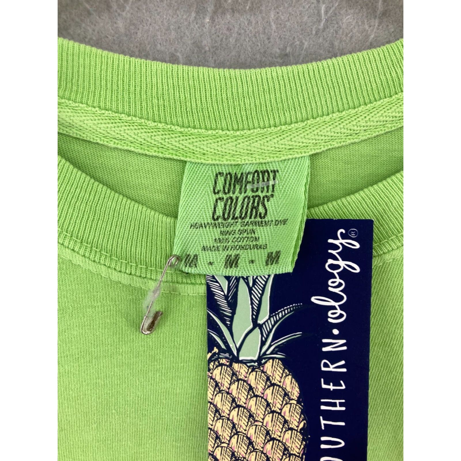 Comfort Colors Comfort Colors Women's T-Shirt Medium Green Pineapple Rainbow Graphic Print Casual Short Sleeve Crew Neck NWT Size M / US 6-8 / IT 42-44 - 6 Thumbnail