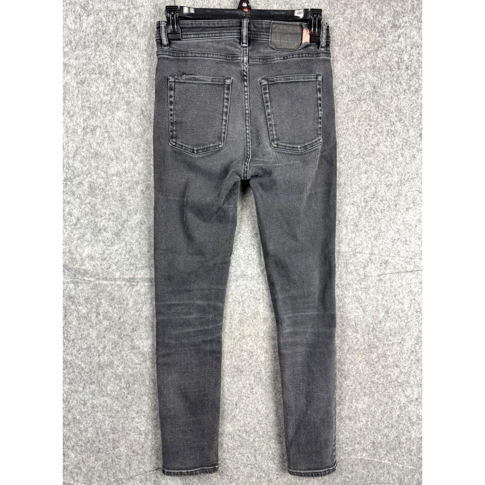 Acne Studios Acne Studios Jeans Women's Skinny 26 x 25 Black Stockholm Bla Konst Italy Denim Slim Rock Gothic Retro Punk Theme Boys? Size 26" / US 2 / IT 38 - 2 Thumbnail