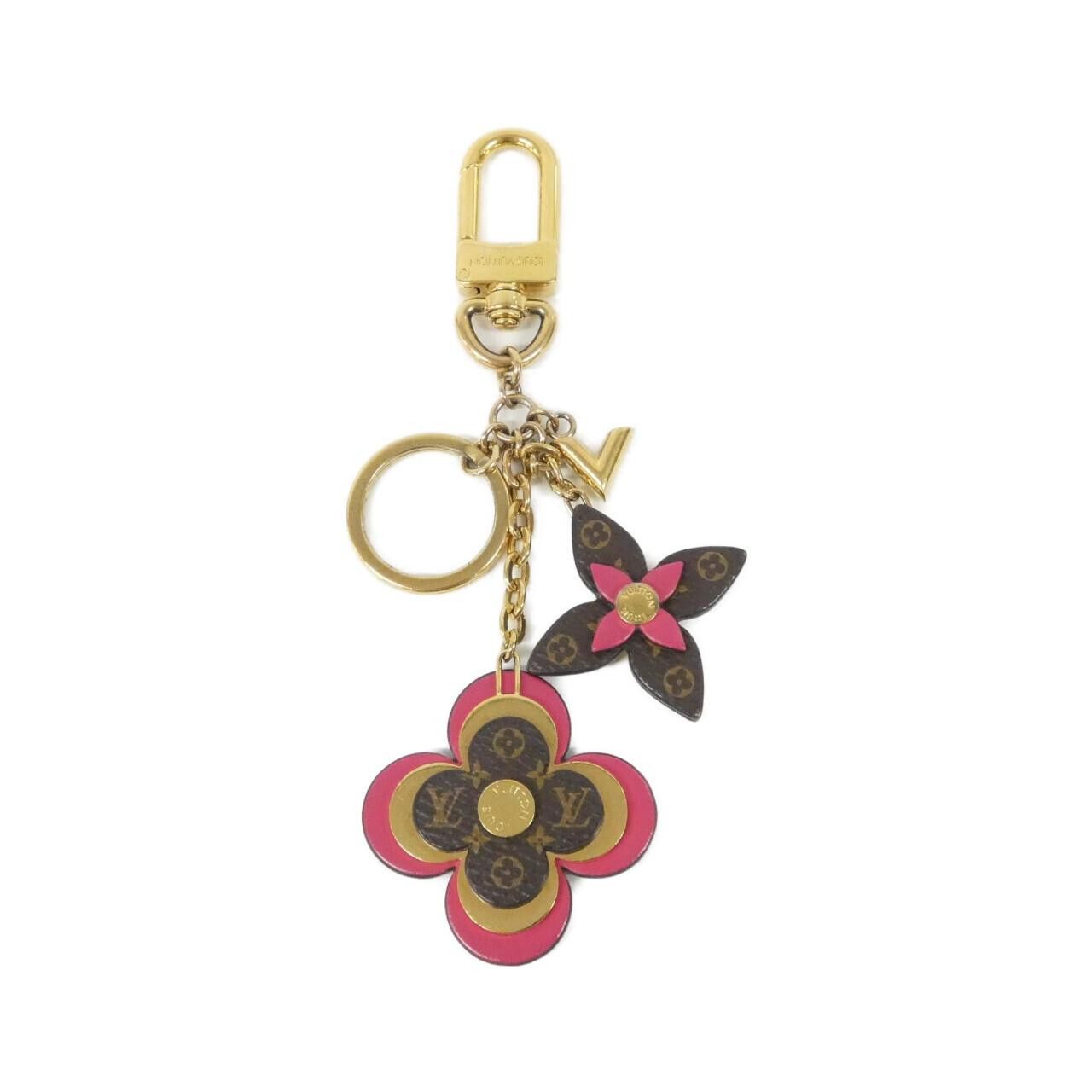 Louis Vuitton Louis Vuitton Louis Vuitton Blooming Flower Monogram Key Holder Textile Key Chain M63084 DUTY FREE for USA Size ONE SIZE - 1 Thumbnail