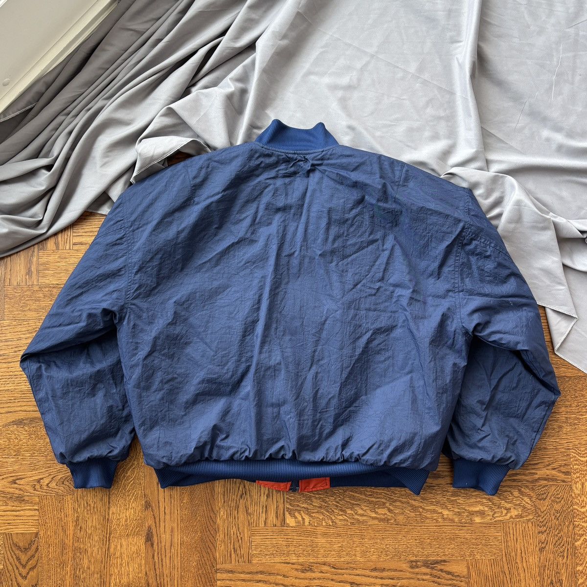 Nike 90s Nike Reversible Bomber Vintage Nike Jacket Quilted Down Size US L / EU 52-54 / 3 - 9 Thumbnail
