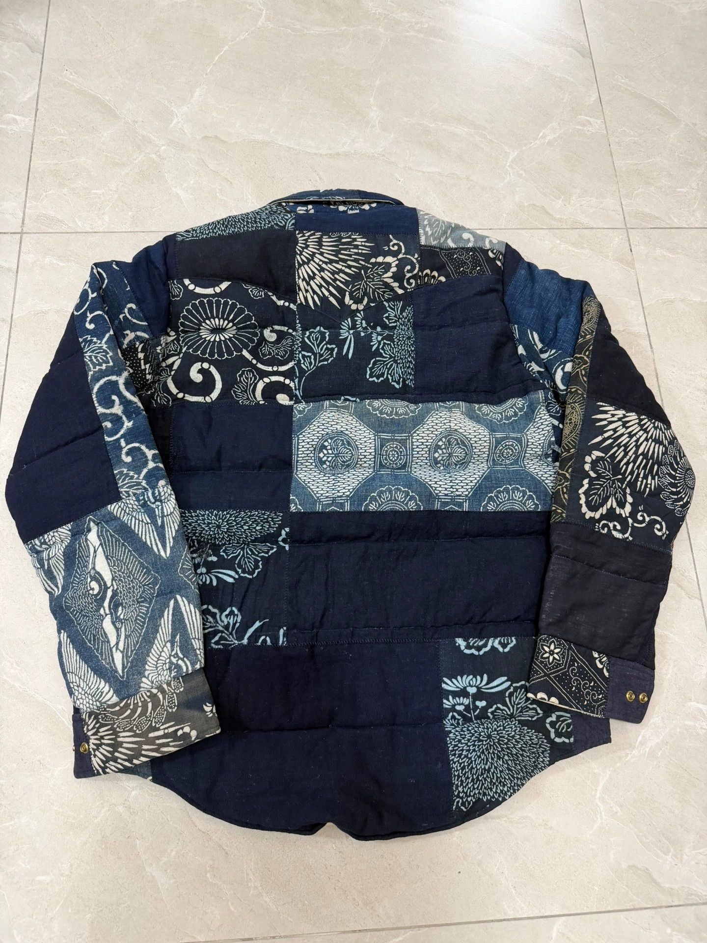 Visvim VISVIM ICT KERCHIEF DOWN JKT KOFU 18AW Vintage Down Shirt Size US M / EU 48-50 / 2 - 2 Thumbnail