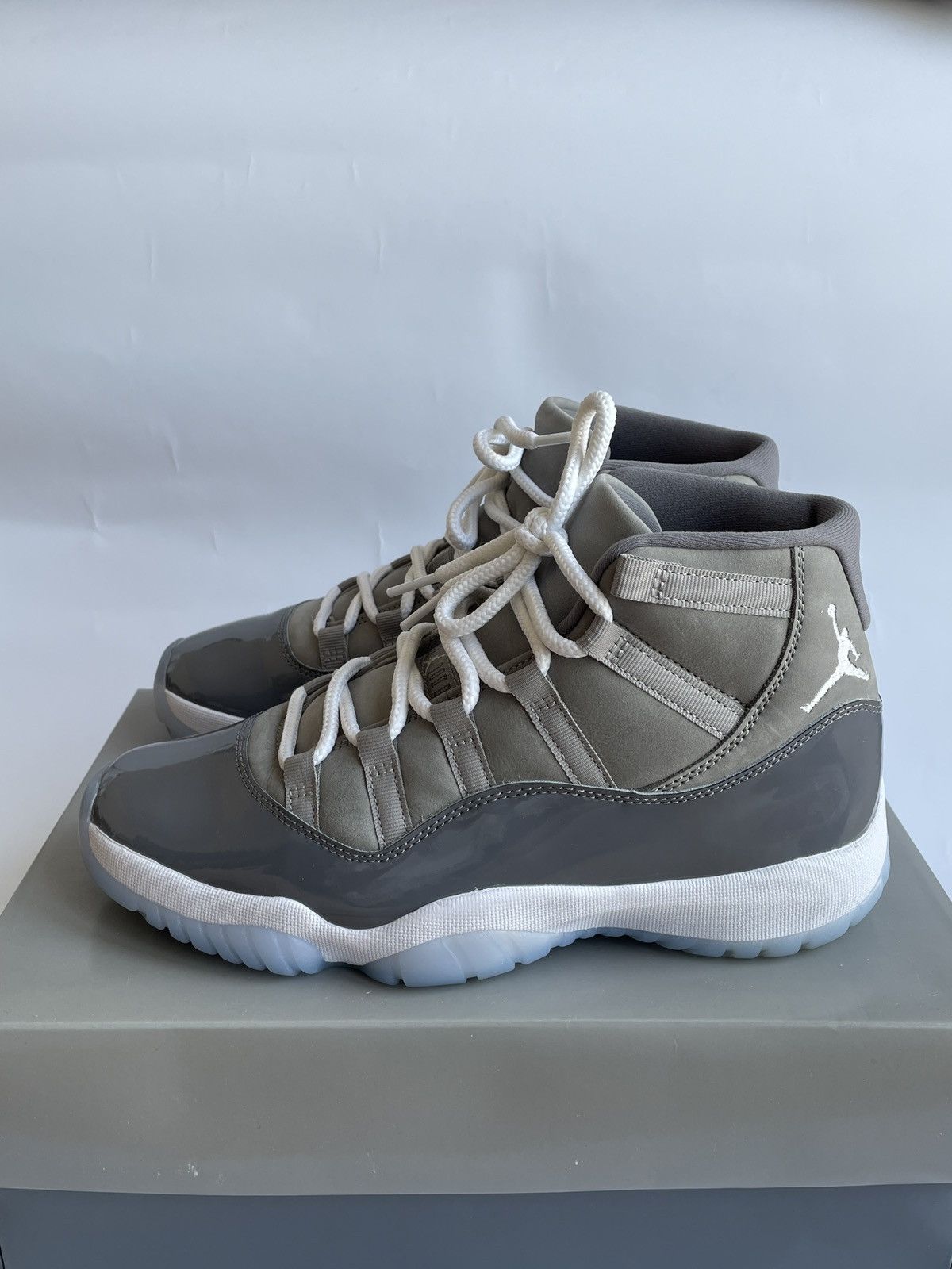Pre-owned Jordan Nike Air Jordan 11 Retro Cool Grey Bred Off White Shoes