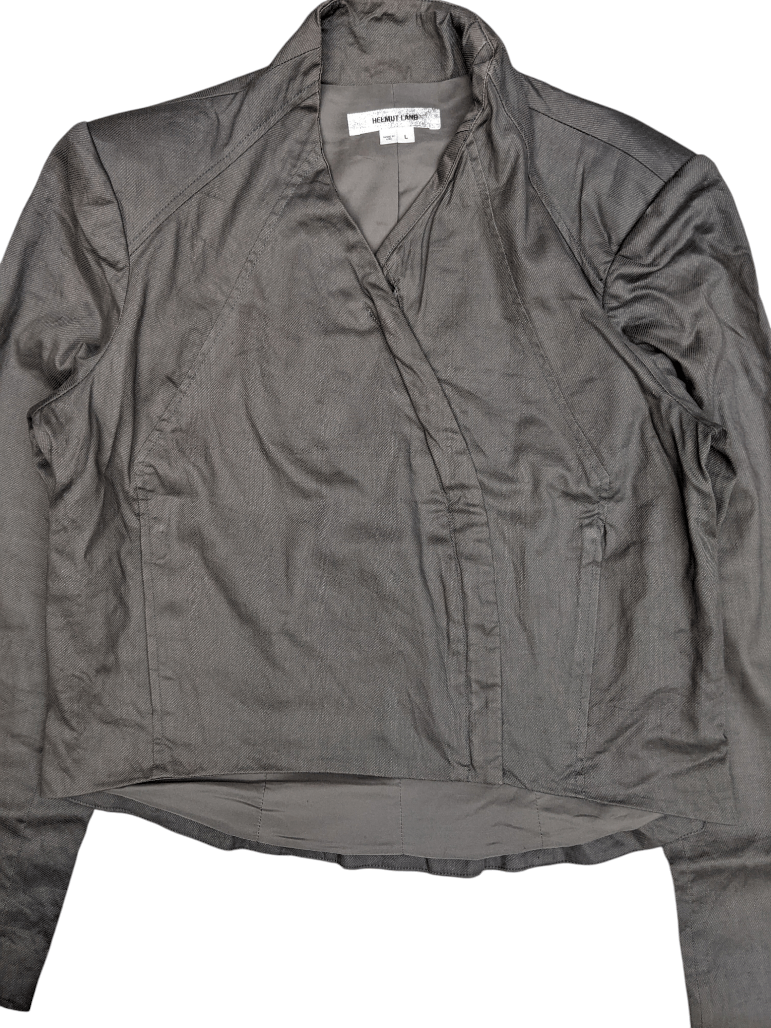 Helmut Lang Helmut Lang Asymmetric Zip Jacket Size L / US 10 / IT 46 - 2 Thumbnail