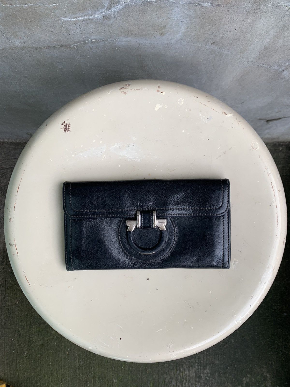 Salvatore Ferragamo Gancini Leather Wallet Size ONE SIZE - 1 Thumbnail