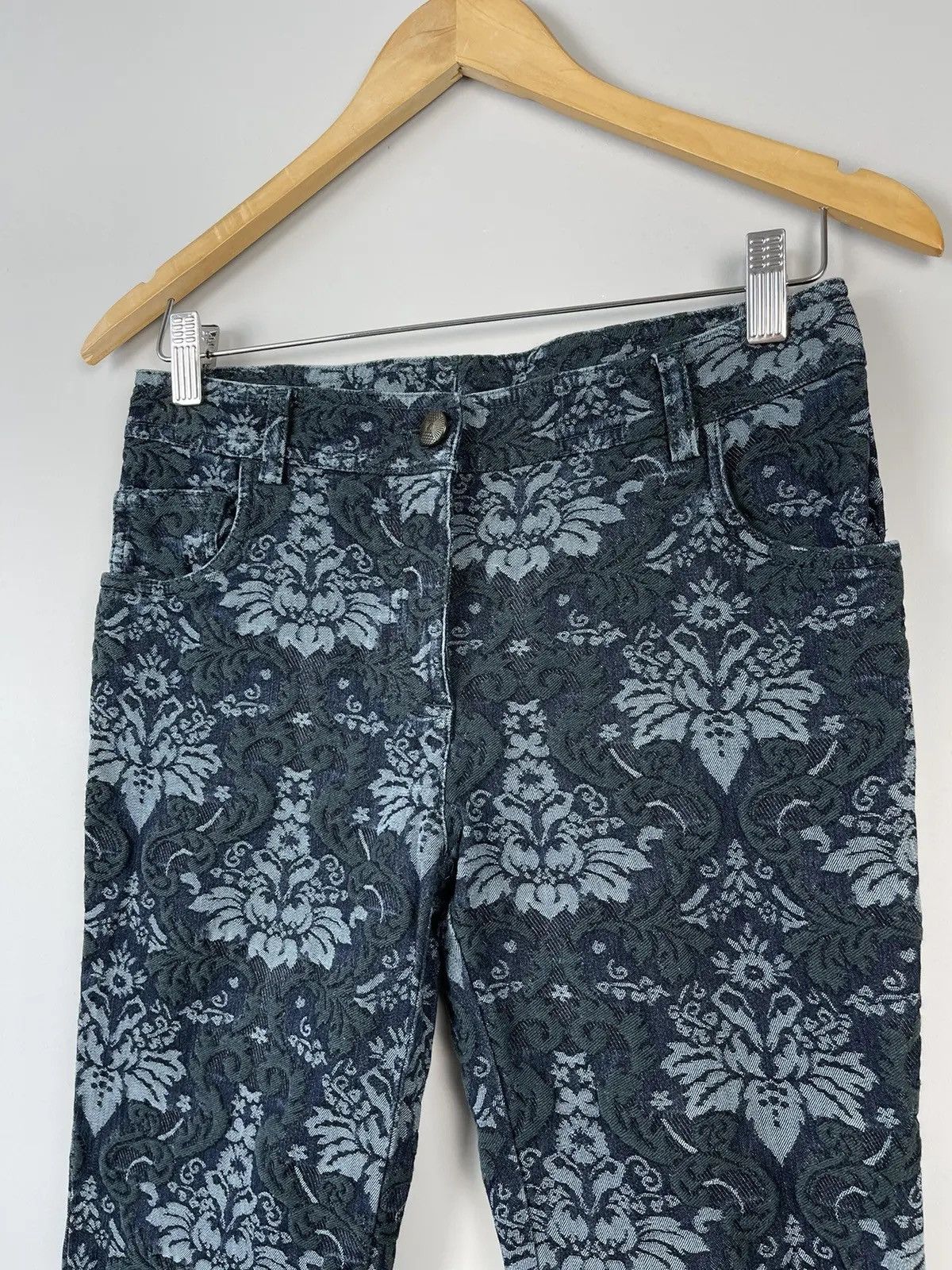 Roberto Cavalli Robero Cavalli Class Trousers Pants Flowers Size 28" / US 6 / IT 42 - 3 Thumbnail