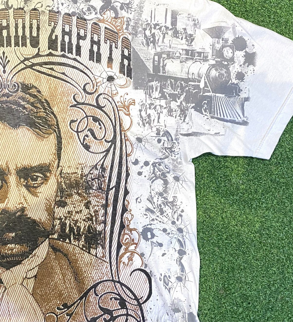 Vintage Shirt Tee Emiliano Zapata Salazar Mexican Revolution OVP AAA Size US XL / EU 56 / 4 - 7 Thumbnail