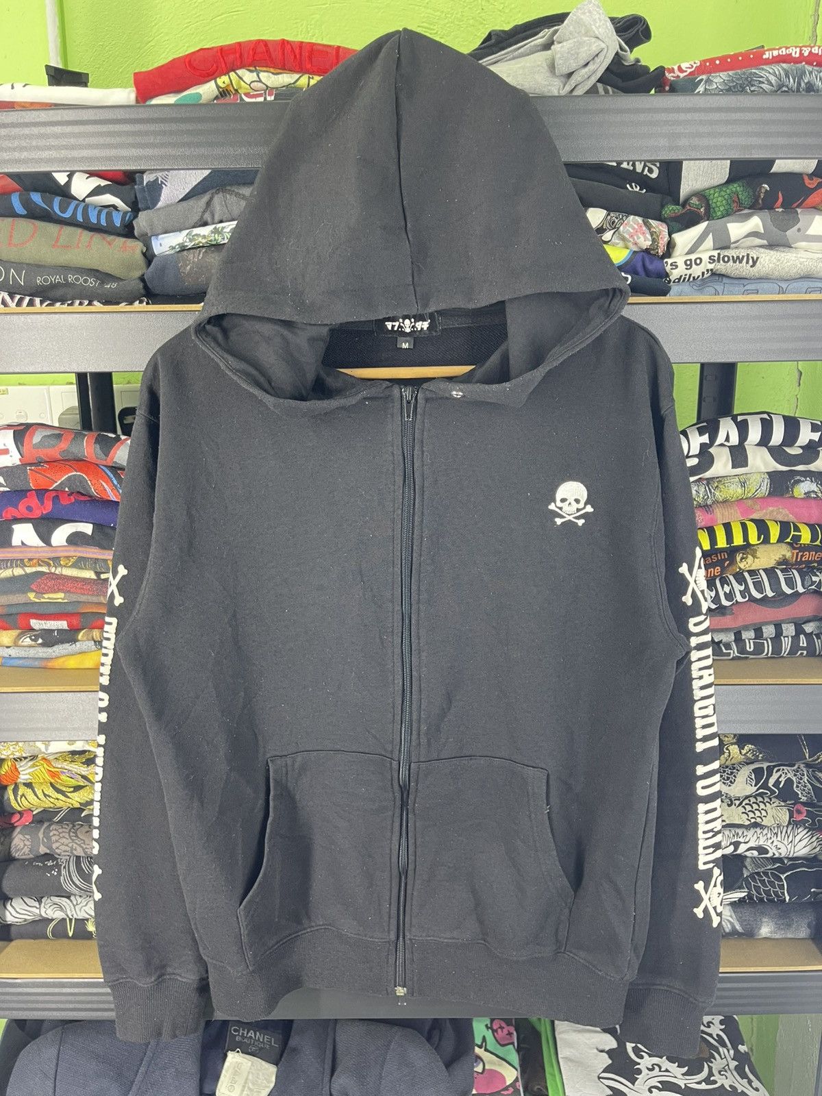 Straight To Hell Mabudachi Straight to hell Skull Design Zipp-up Hoodie Size US M / EU 48-50 / 2 - 9 Thumbnail