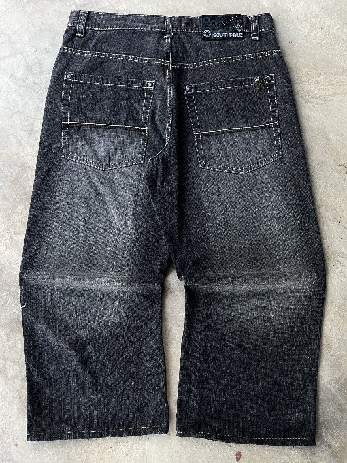 Southpole Vintage Southpole Baggy Jeans Brown Tab Hip-Hop Skater Style Size US 34 / EU 50 - 14 Thumbnail