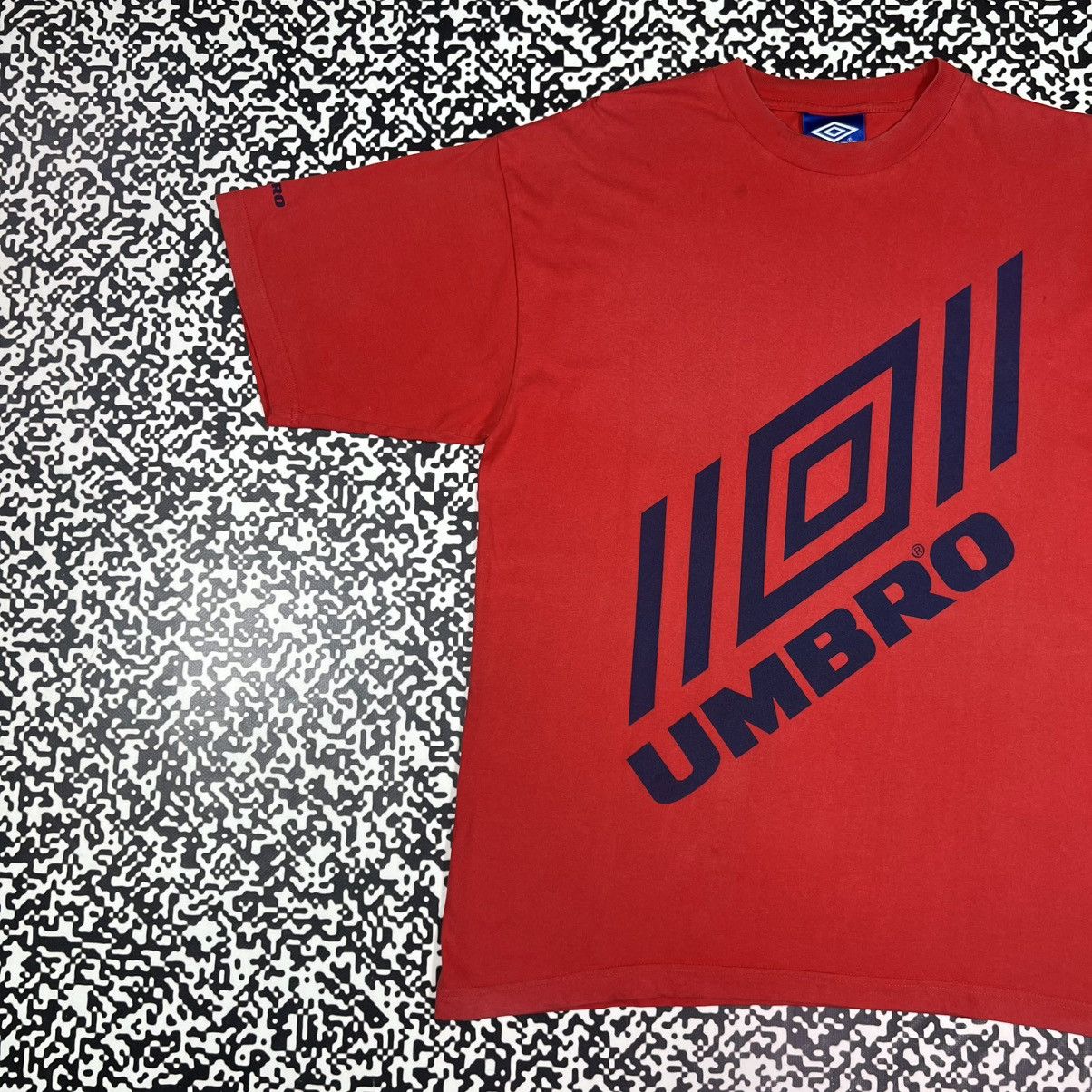 Umbro Vintage 90s UMBRO Big Logo Retro Style Casual Boxy T-shirt Size US XL / EU 56 / 4 - 2 Thumbnail