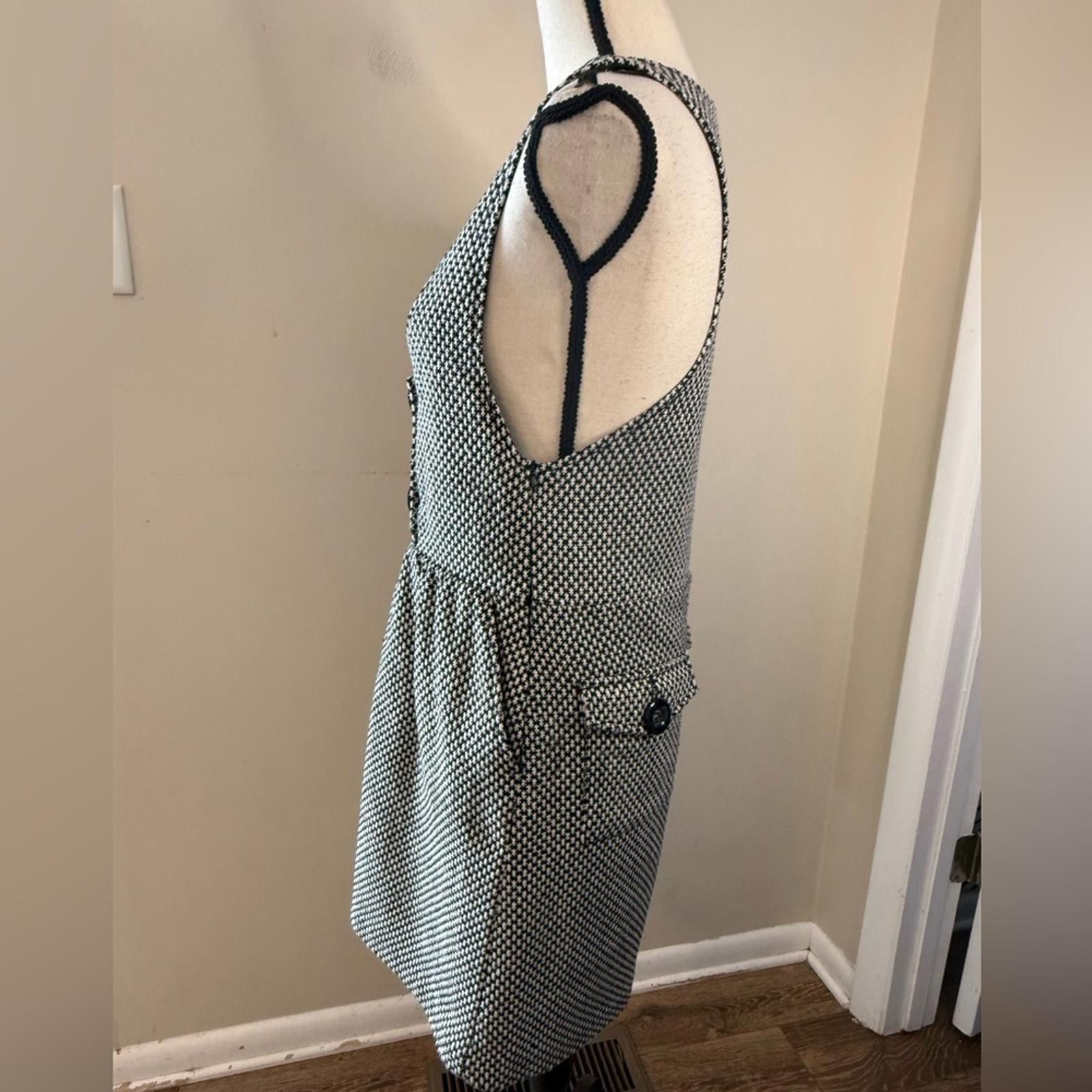 Other Yumi Kim wool blend sleeveless mini dress black & white SZ M Size M / US 6-8 / IT 42-44 - 3 Thumbnail