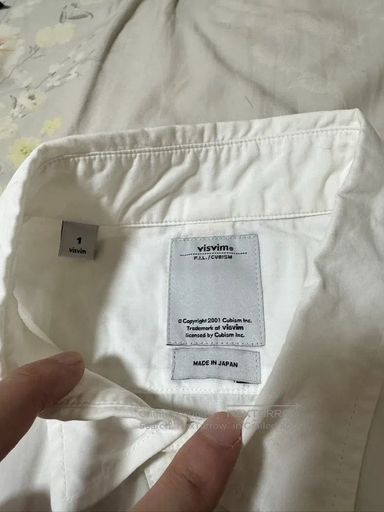 Visvim Visvim 17 Hand-painted Carp White Long Sleeve Shirt Size US S / EU 44-46 / 1 - 4 Thumbnail