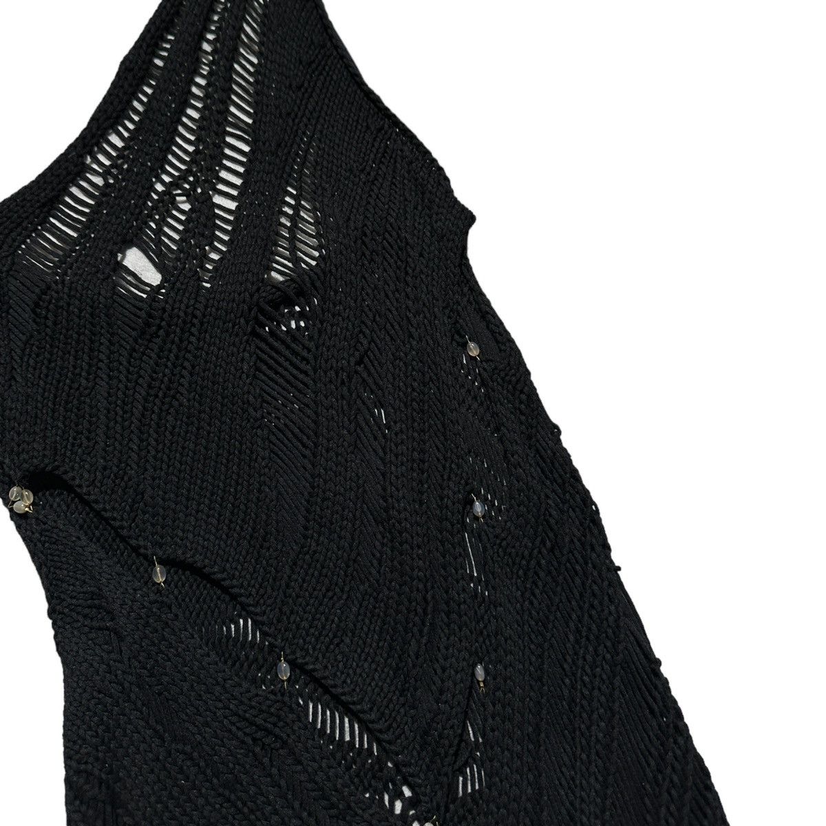 Designer RUI Knitted beaded cut out dress Size S / US 4 / IT 40 - 2 Thumbnail