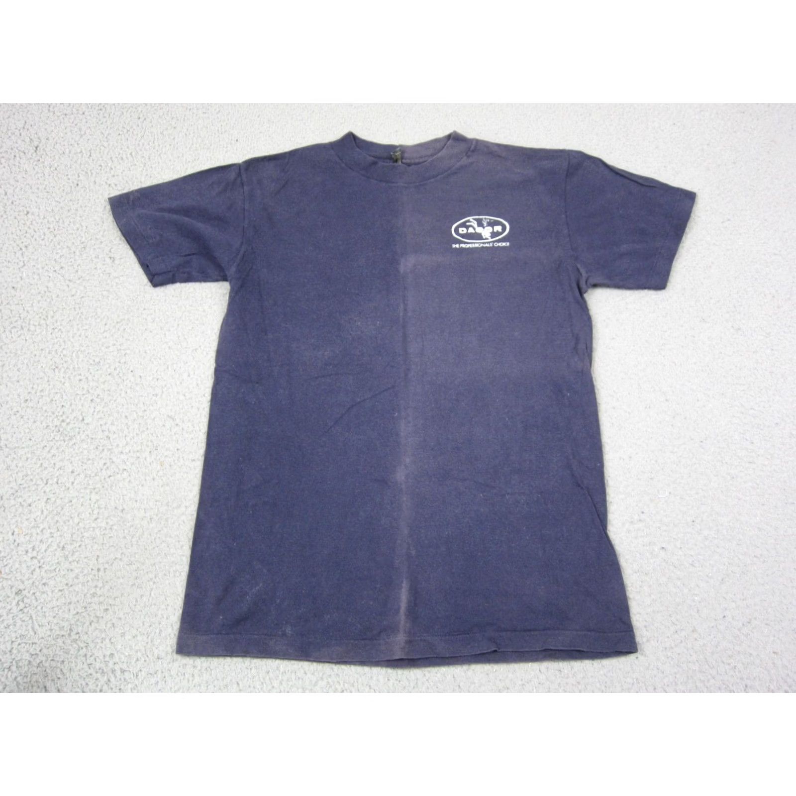 Anvil VINTAGE Anvil Shirt Mens M Blue 70s US Made Scuba Diving Logo Short Sleeve Crew Neck Cotton T-Shirt 80s Theme Mens Size US M / EU 48-50 / 2 - 4 Thumbnail