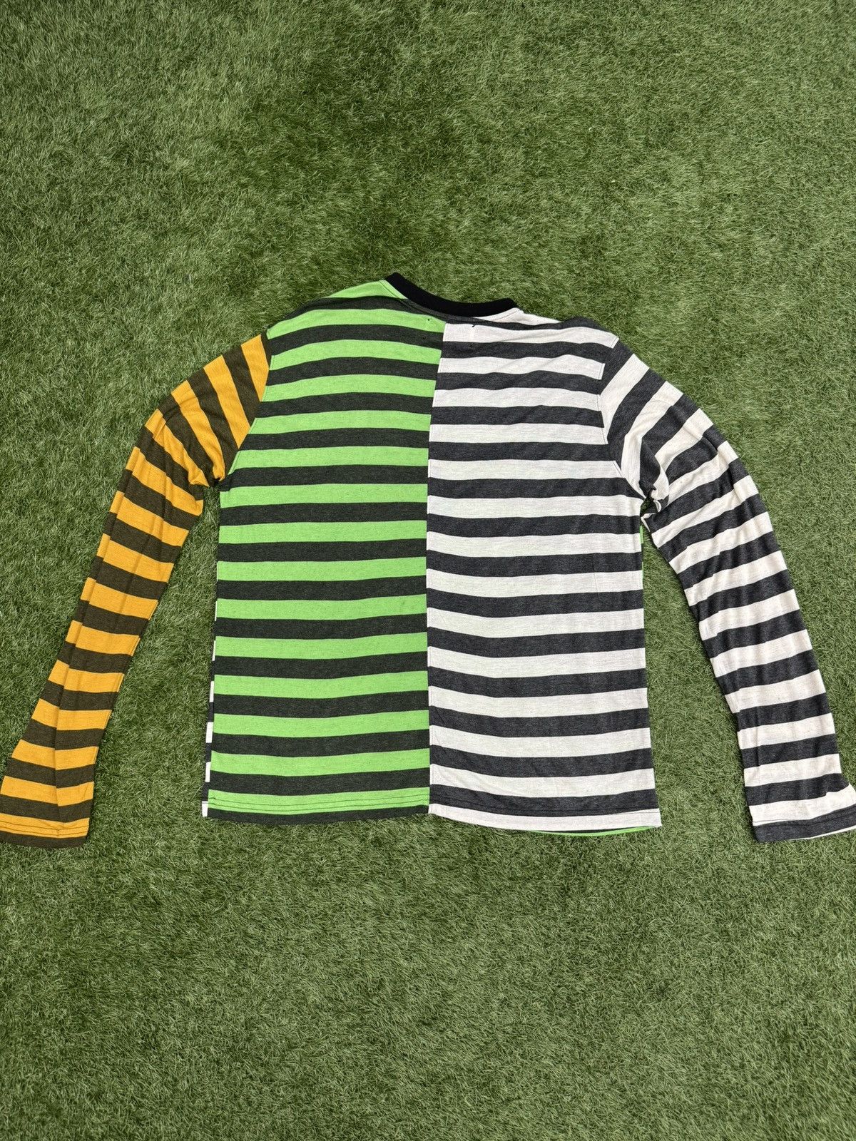 Satoshi Nakamoto Satoshi Nakamoto Offset Stripe L/S T-Shirt Size US L / EU 52-54 / 3 - 2 Thumbnail