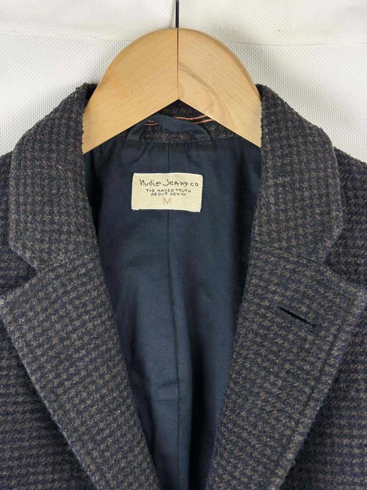 Nudie Jeans Nudie Jeans Co Waldo Recycled Check Wool Coat Jacket Size M Size US M / EU 48-50 / 2 - 9 Thumbnail