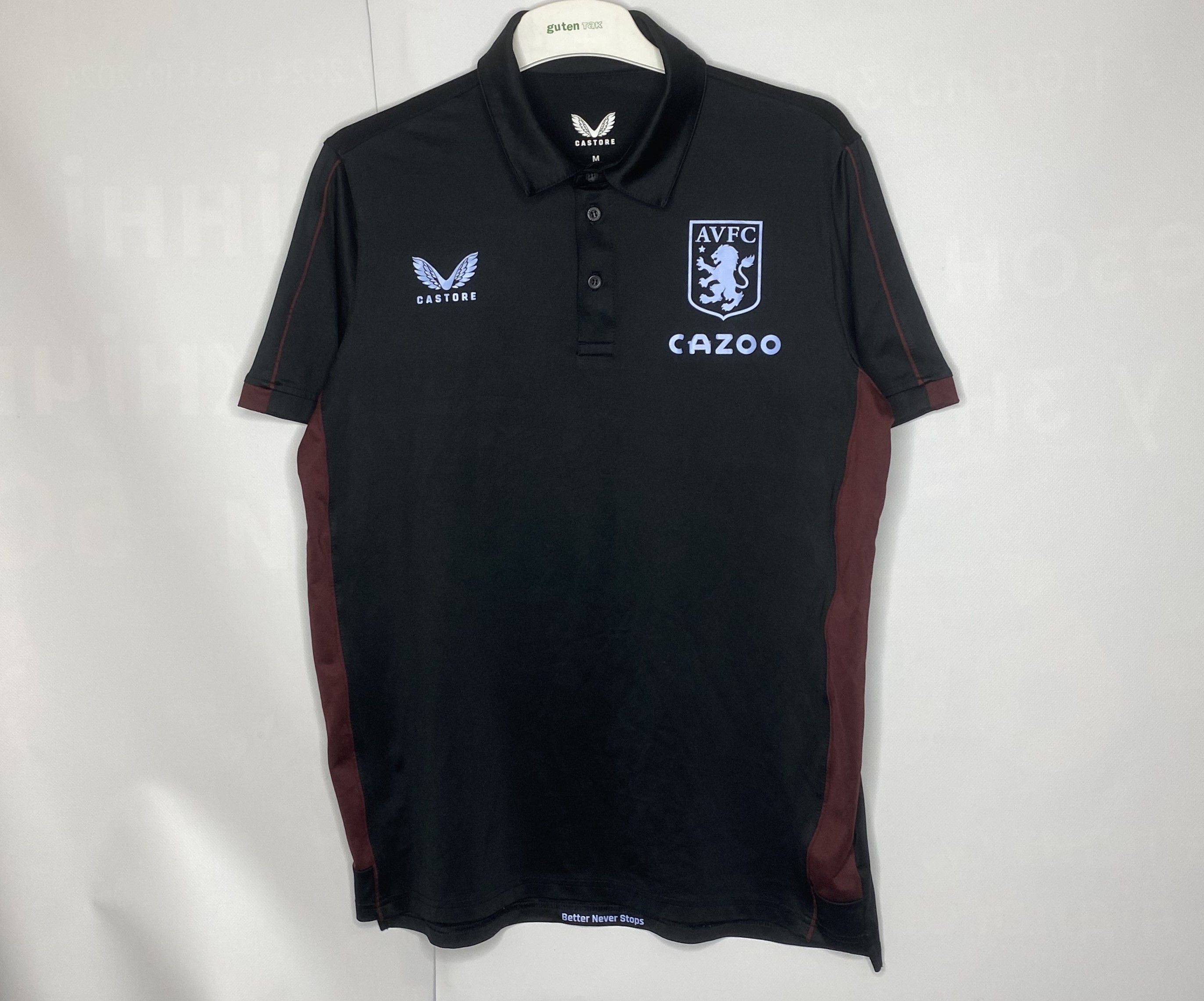 Castore ASTON VILLA 2023 TRAINING POLO FOOTBALL SHIRT SOCCER JERSEY Size US M / EU 48-50 / 2 - 1 Thumbnail