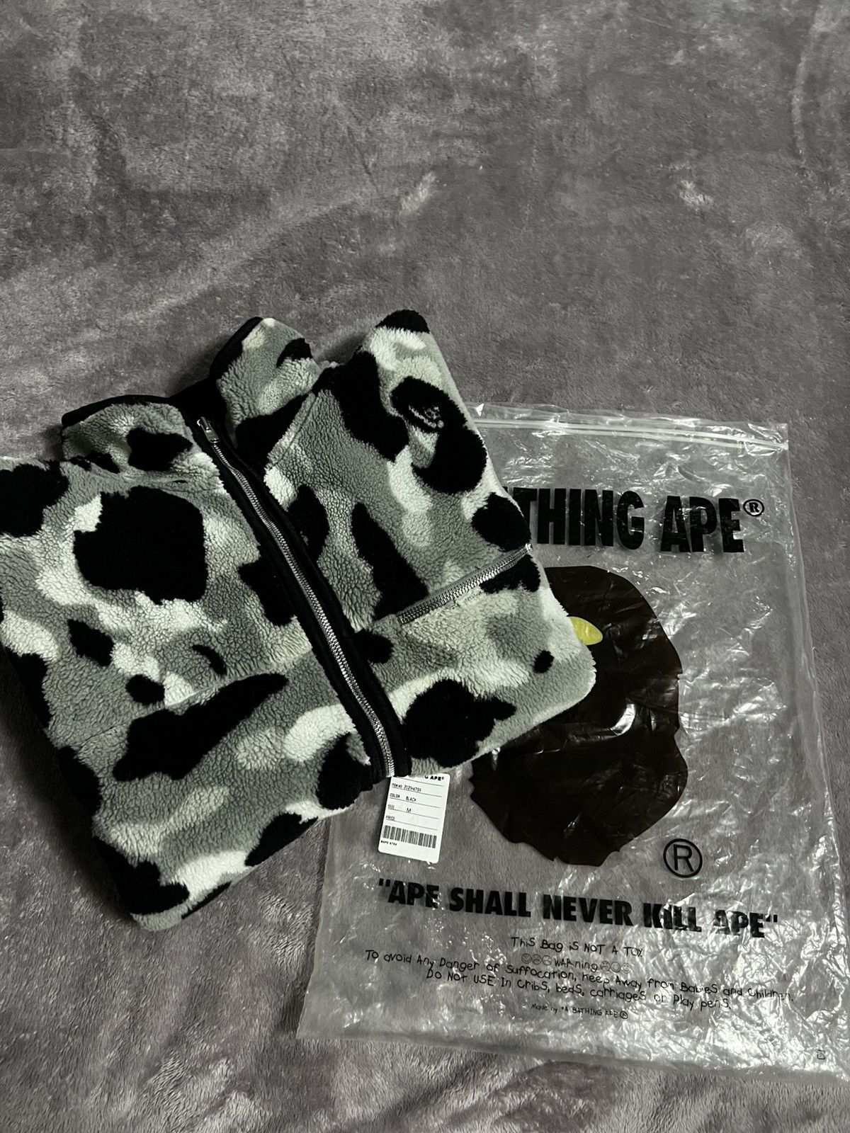 Bape Bape ‘04 Snow Camo Fleece Sweater Size US M / EU 48-50 / 2 - 1 Thumbnail