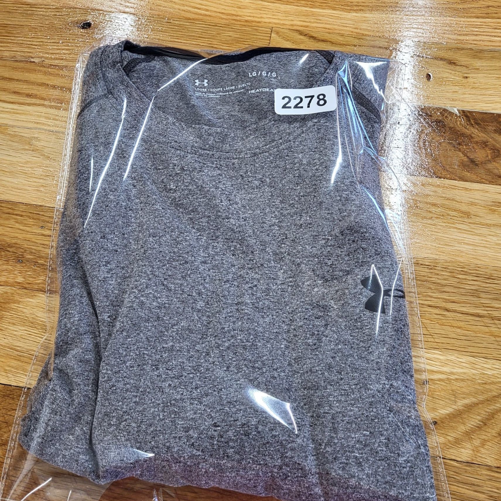 Under Armour Under Armour Lightweight Shirt Mens L Gray Heatgear Raglan Long Sleeve Loose Size US L / EU 52-54 / 3 - 8 Thumbnail