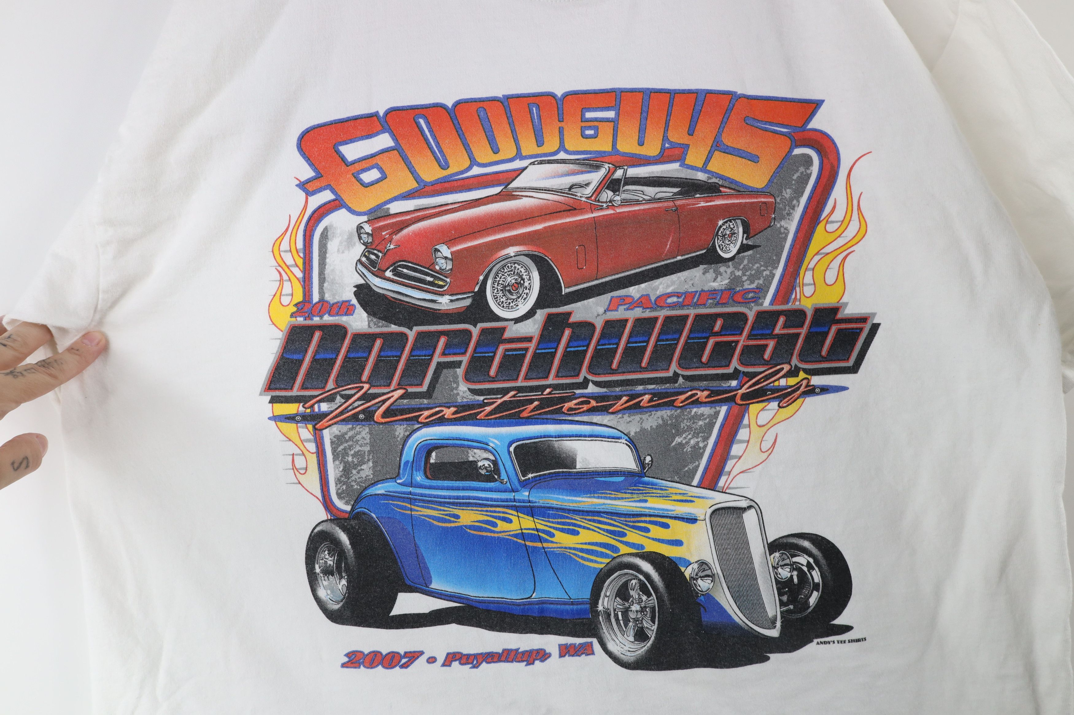 Vintage Vintage Y2K 2007 Custom Pacific Northwest Nationals T-Shirt Size US XL / EU 56 / 4 - 5 Thumbnail
