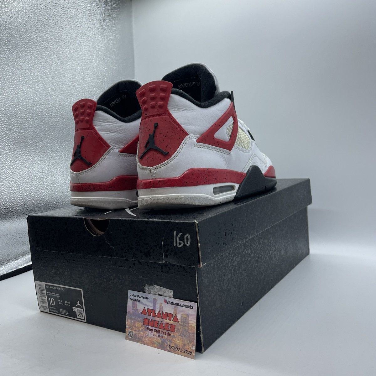 Jordan Brand Air Jordan 4 red cement Size US 10 / EU 43 - 5 Thumbnail