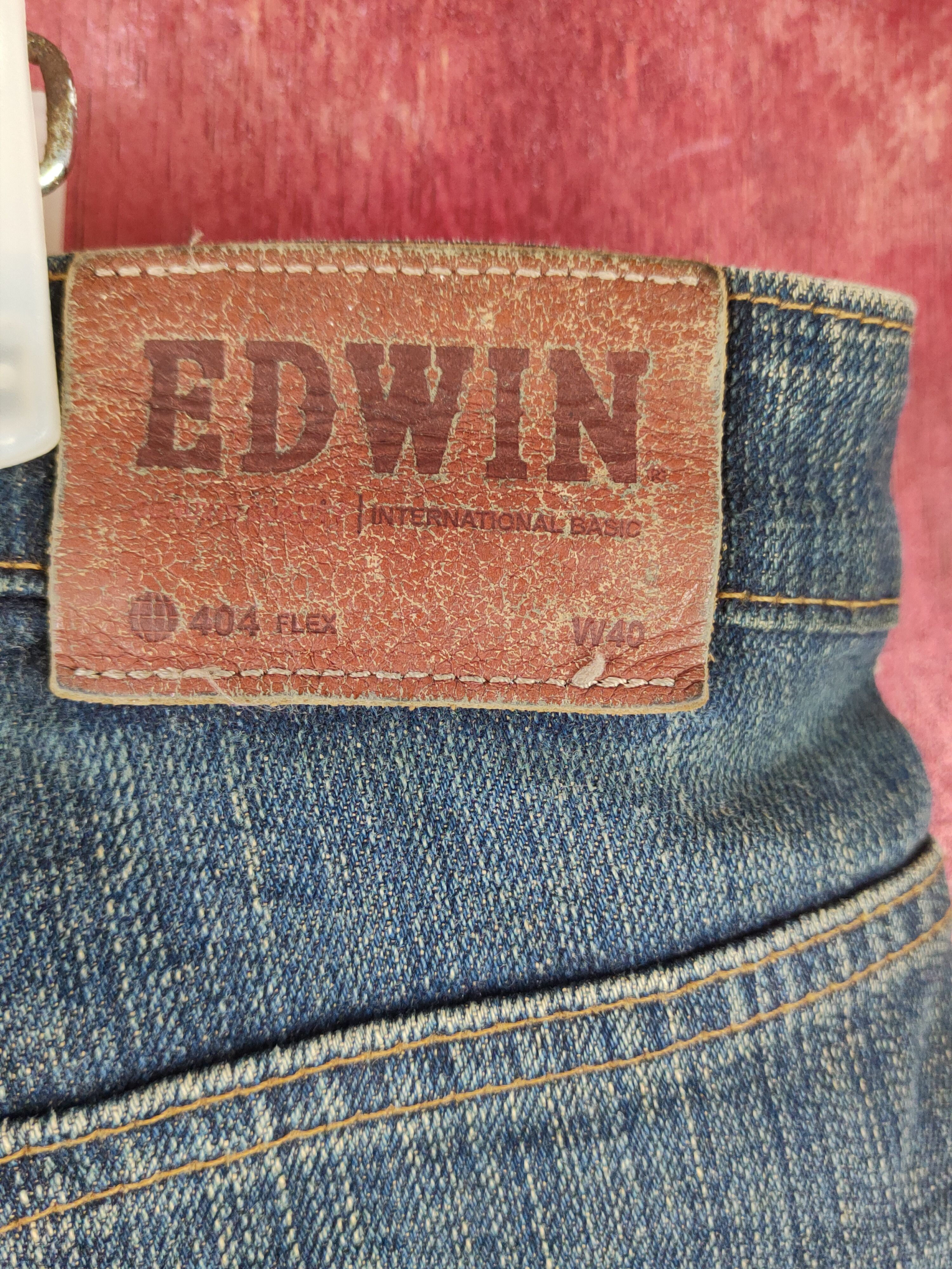 Edwin DL Edwin Dark Blue Faded Distressed Ripped Jeans #S2142 Size US 40 / EU 56 - 10 Thumbnail