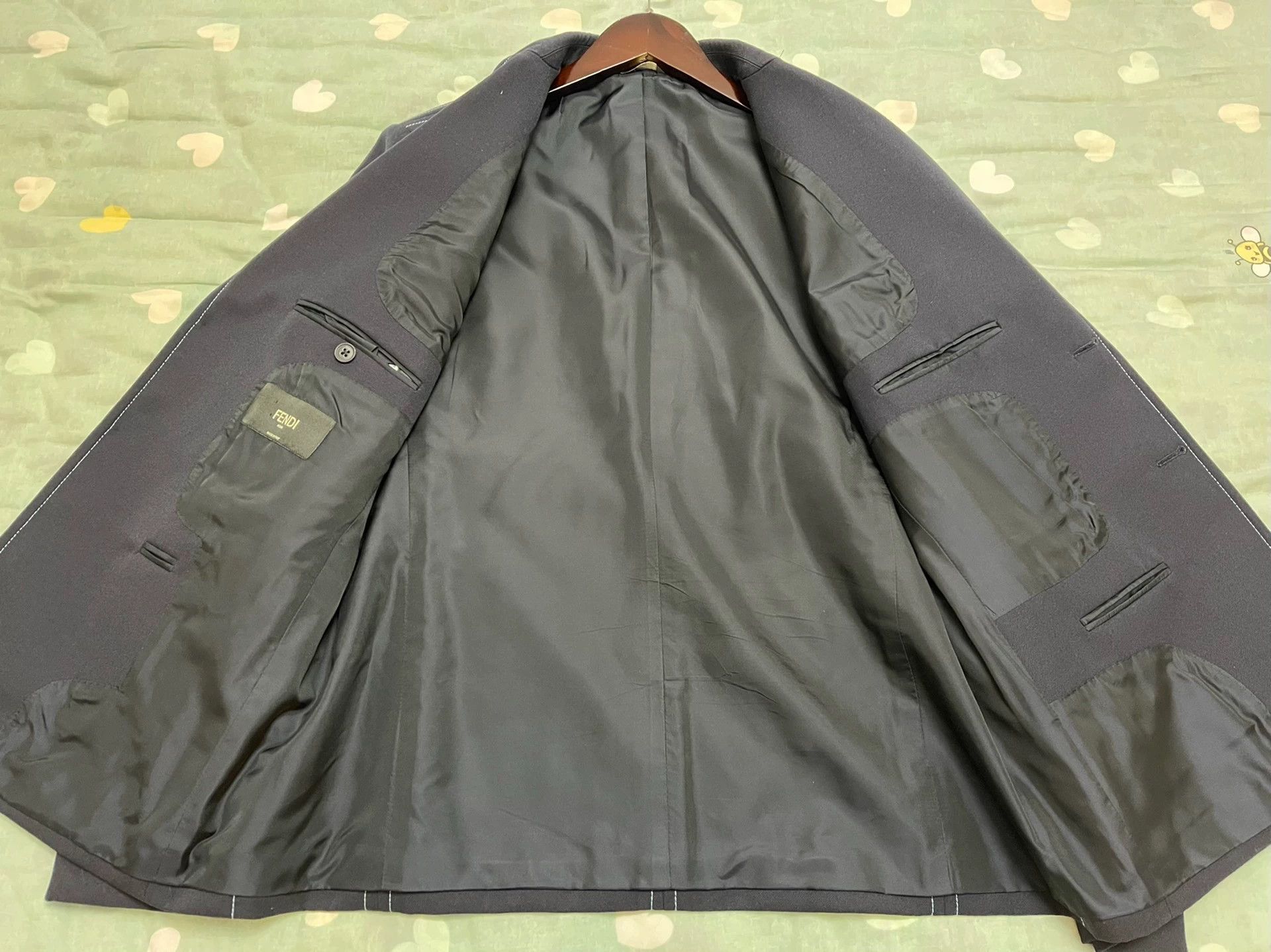 Fendi Fendi Runway Silhouette Suit Blue 50 Men's Size 50R - 3 Thumbnail