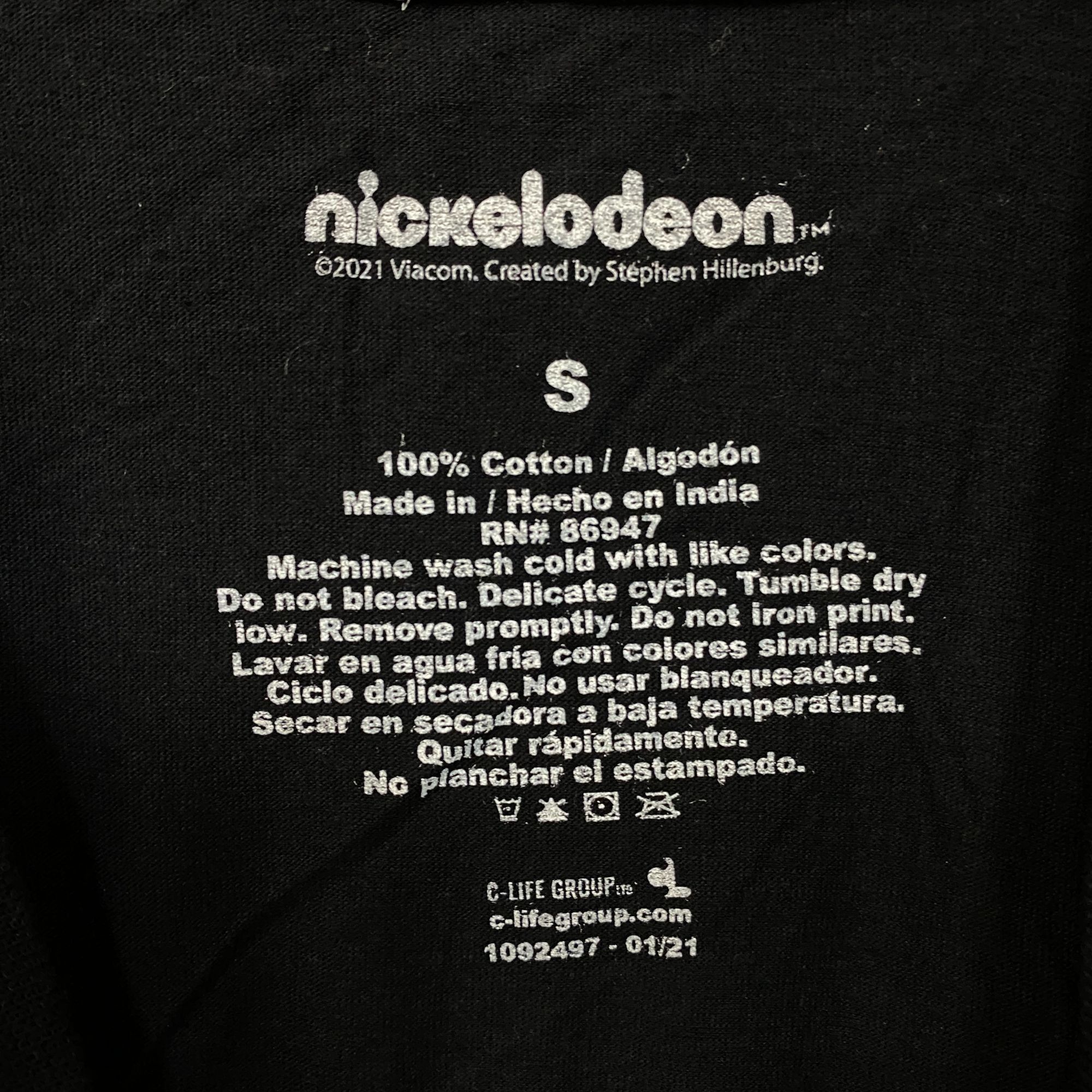 Nickelodeon Nickelodeon SpongeBob SquarePants Cartoon T-Shirt Small Size US S / EU 44-46 / 1 - 4 Thumbnail