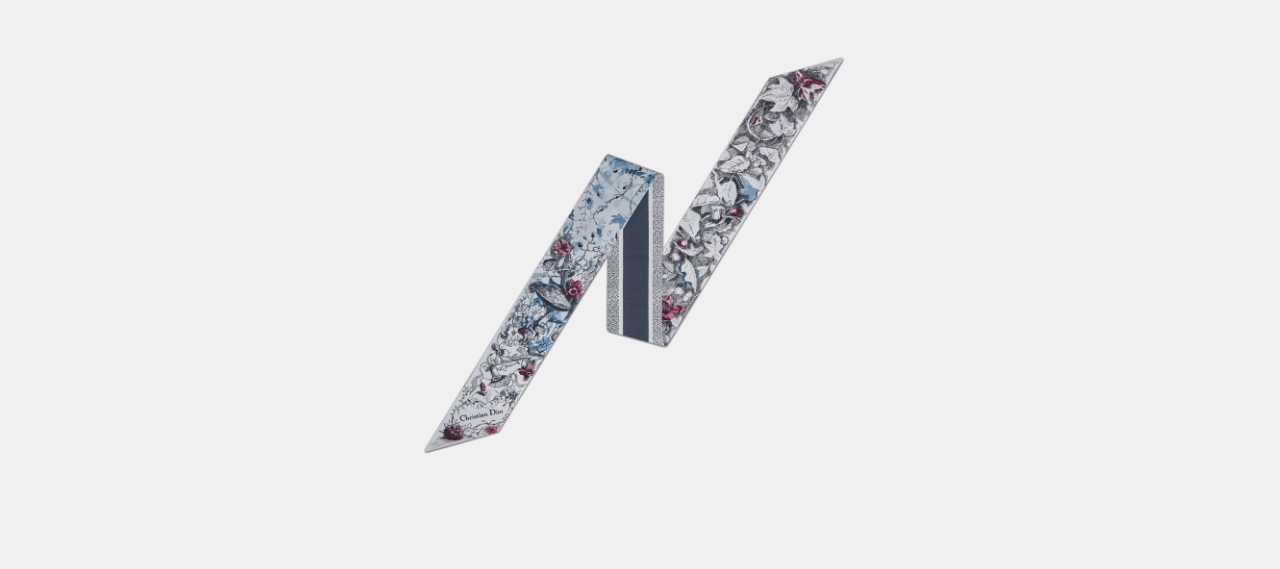 image of O1W1Db10424 Size: Os Dior Magique Mitzah Scarf In Multicolor, Women's