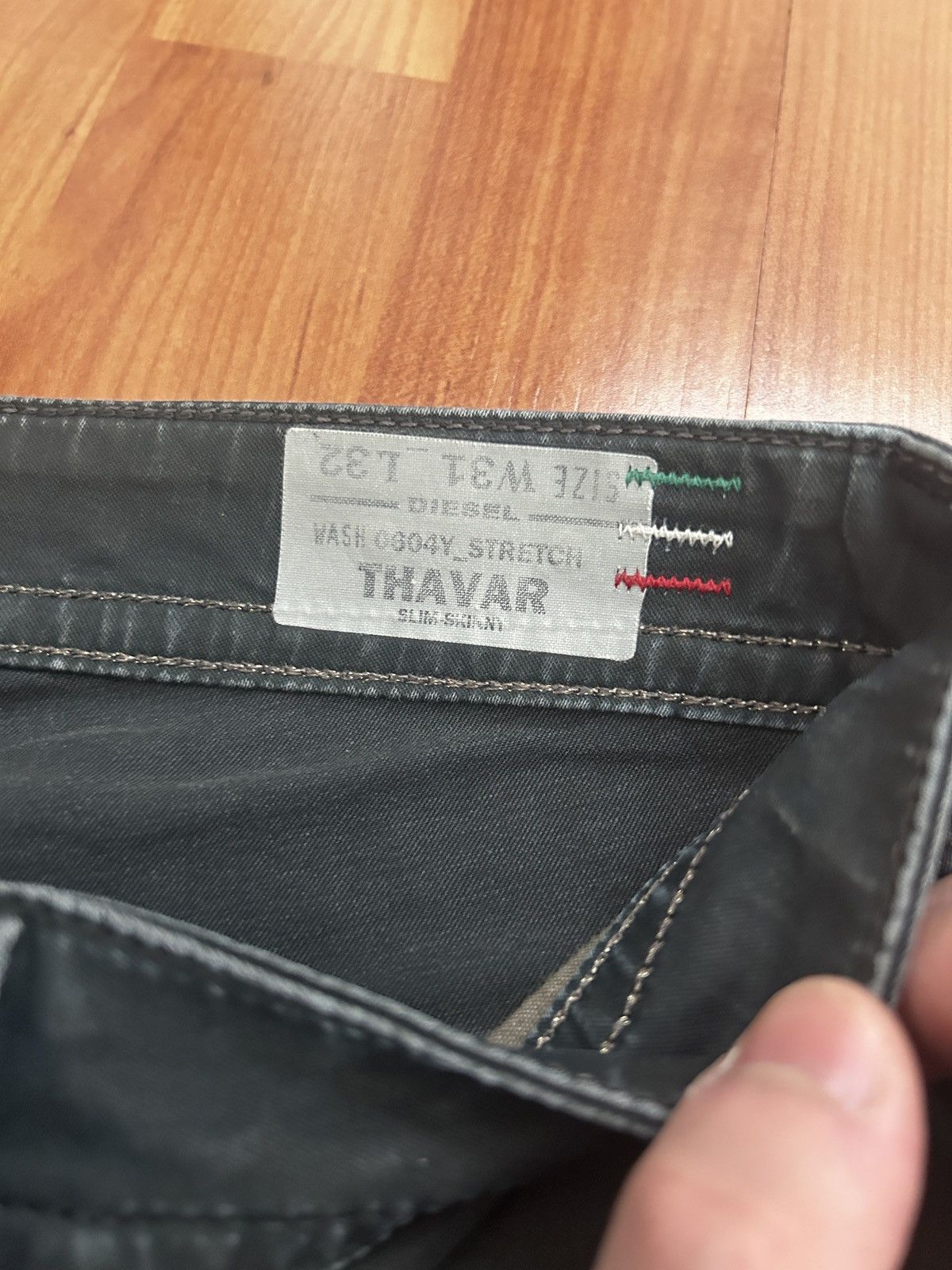 Diesel × Diesel Black Gold Diesel Thavar « Faces » slim pants 31W x32L Size US 31 - 8 Thumbnail