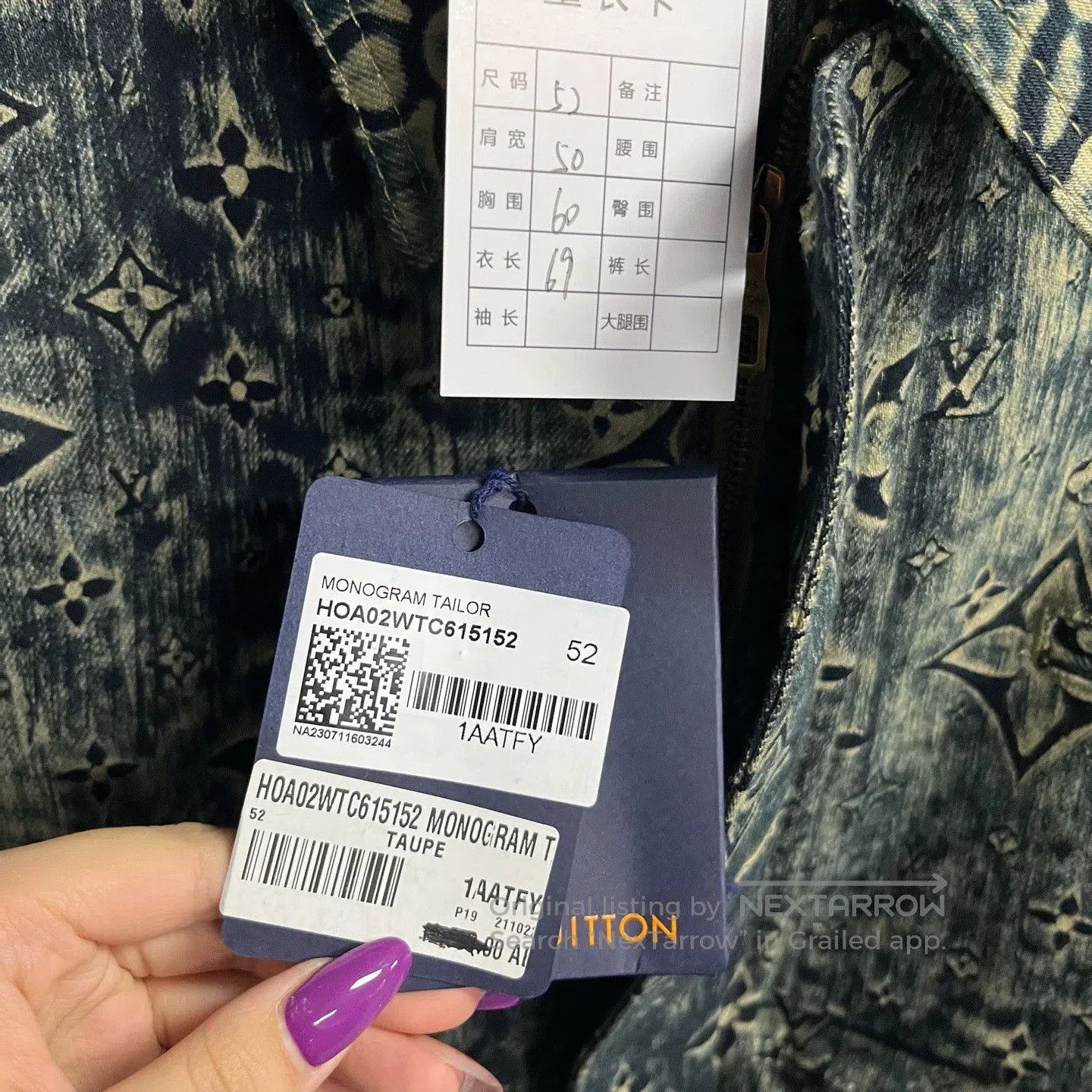 Louis Vuitton gray logo button-up long sleeve jacket. Size US L / EU 52-54 / 3 - 2 Thumbnail