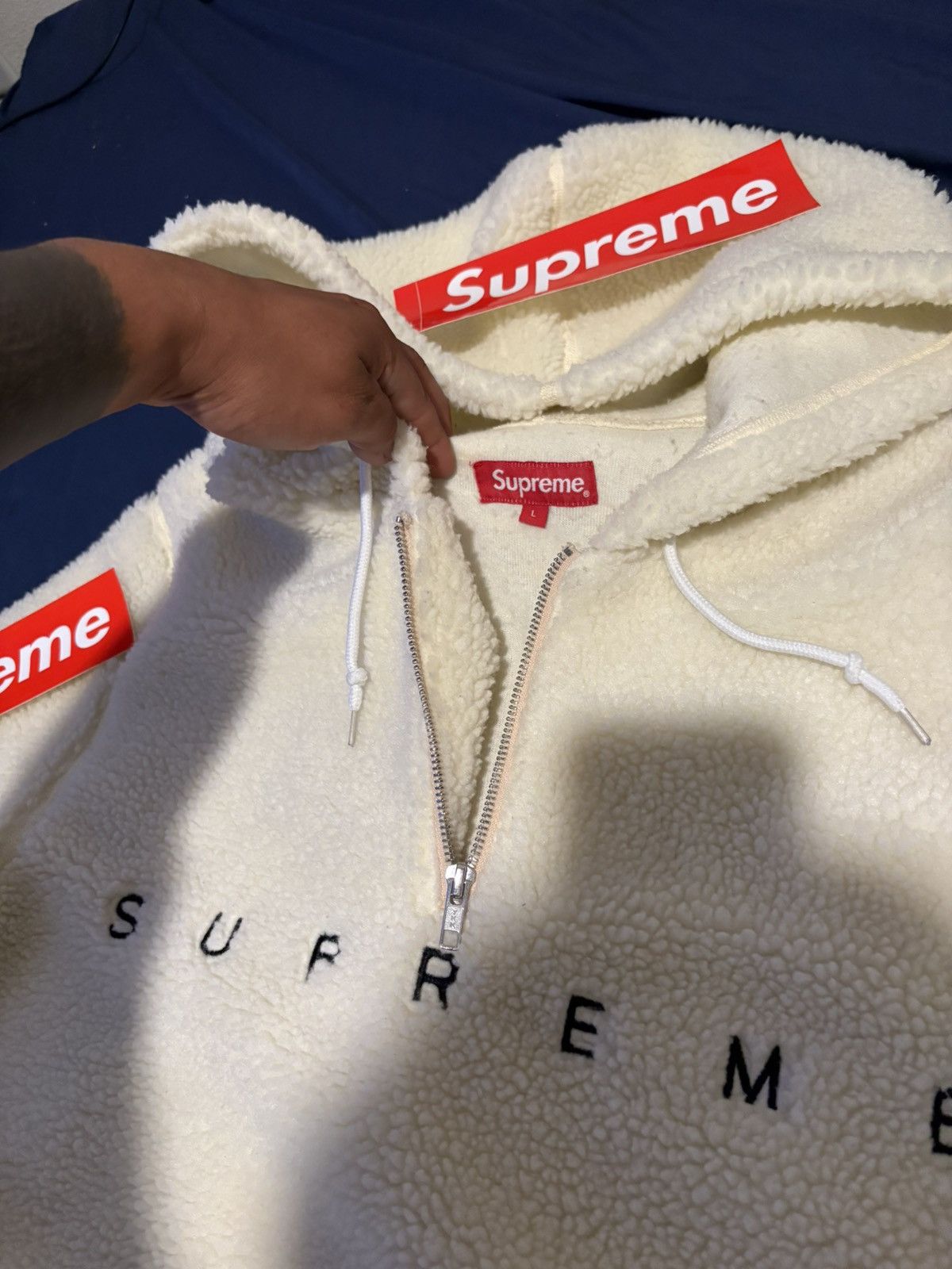 Supreme Supreme Sherpa fleece pullover Size US L / EU 52-54 / 3 - 6 Thumbnail
