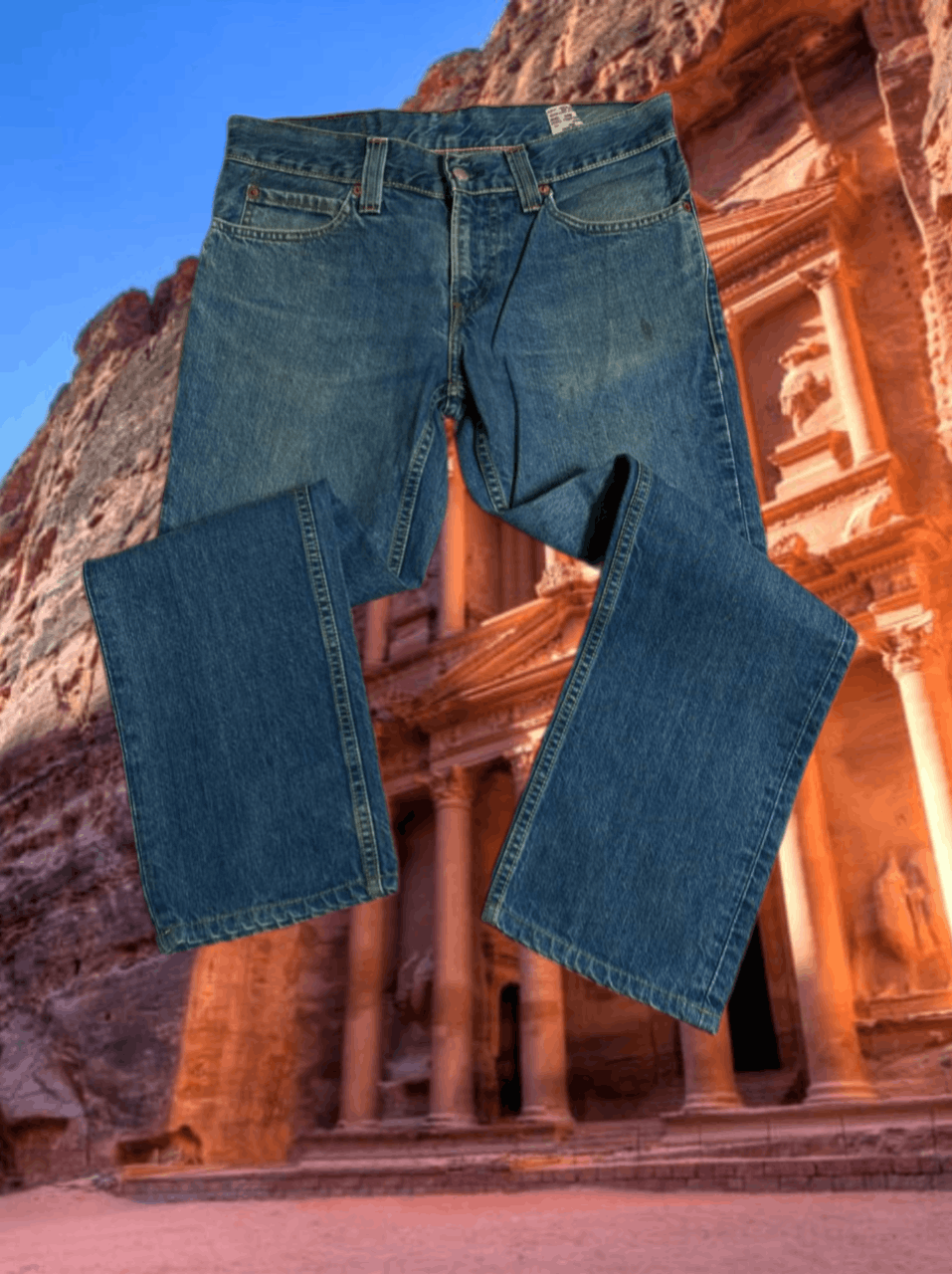 Levi's Crazy Levis 511 Dirty Baggy Faded Distressed Jeans pants Size US 32 / EU 48 - 1 Thumbnail