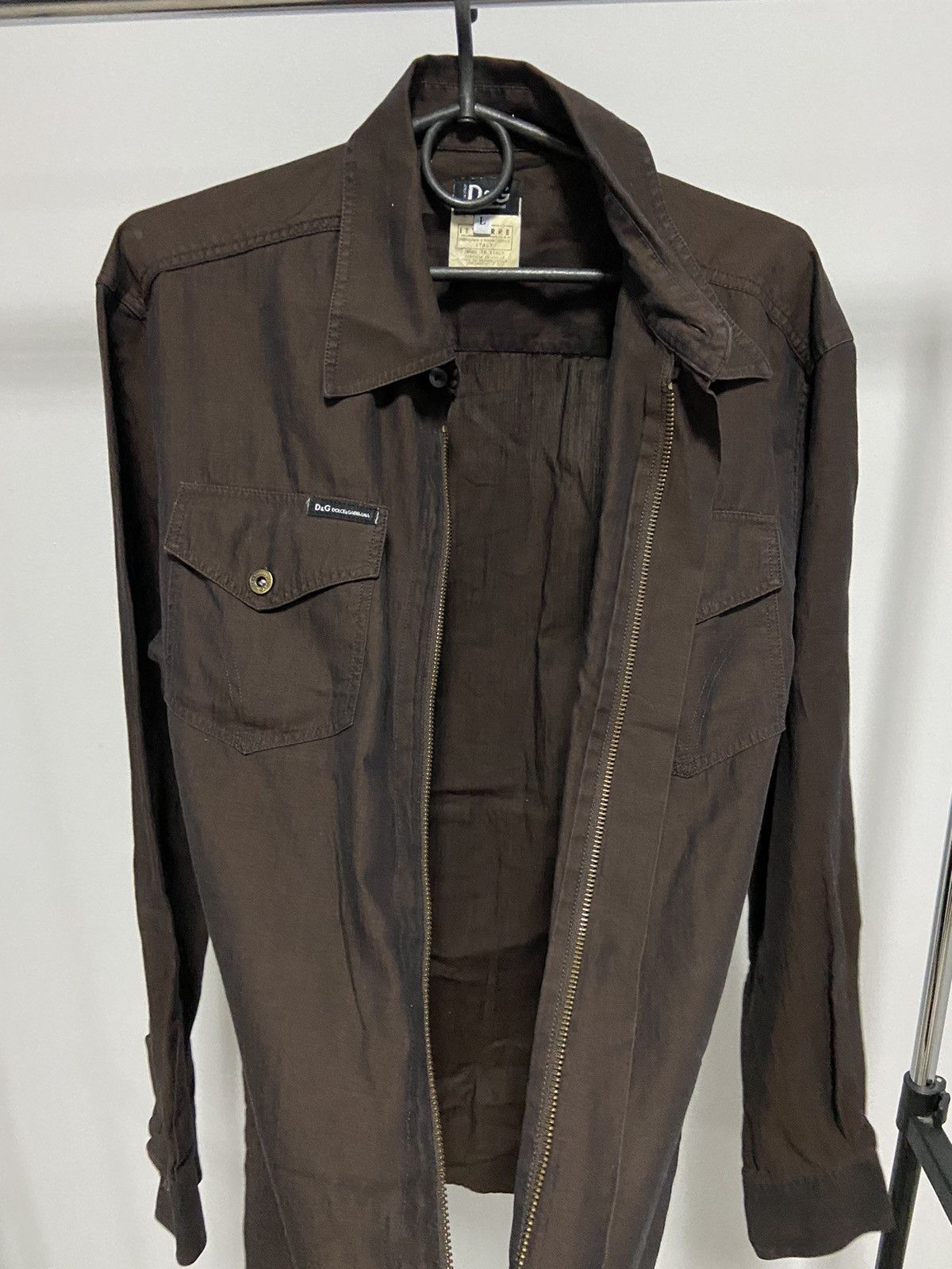 Dolce & Gabbana Dolce gabbana shirts zip vintage metal logo Size US L / EU 52-54 / 3 - 3 Thumbnail