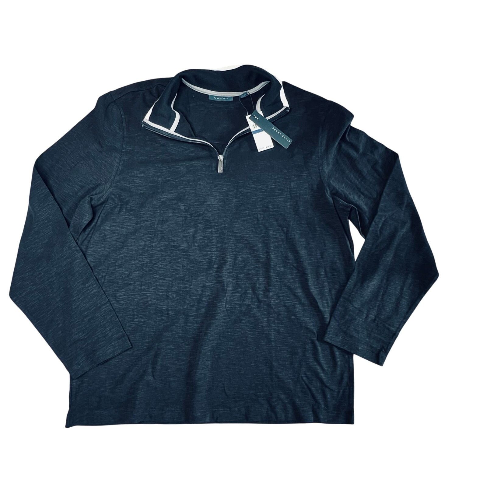 Perry Ellis Perry Ellis Black Polo Style Sweater X LARGE NWT 90 Inspired Size US XL / EU 56 / 4 - 1 Thumbnail