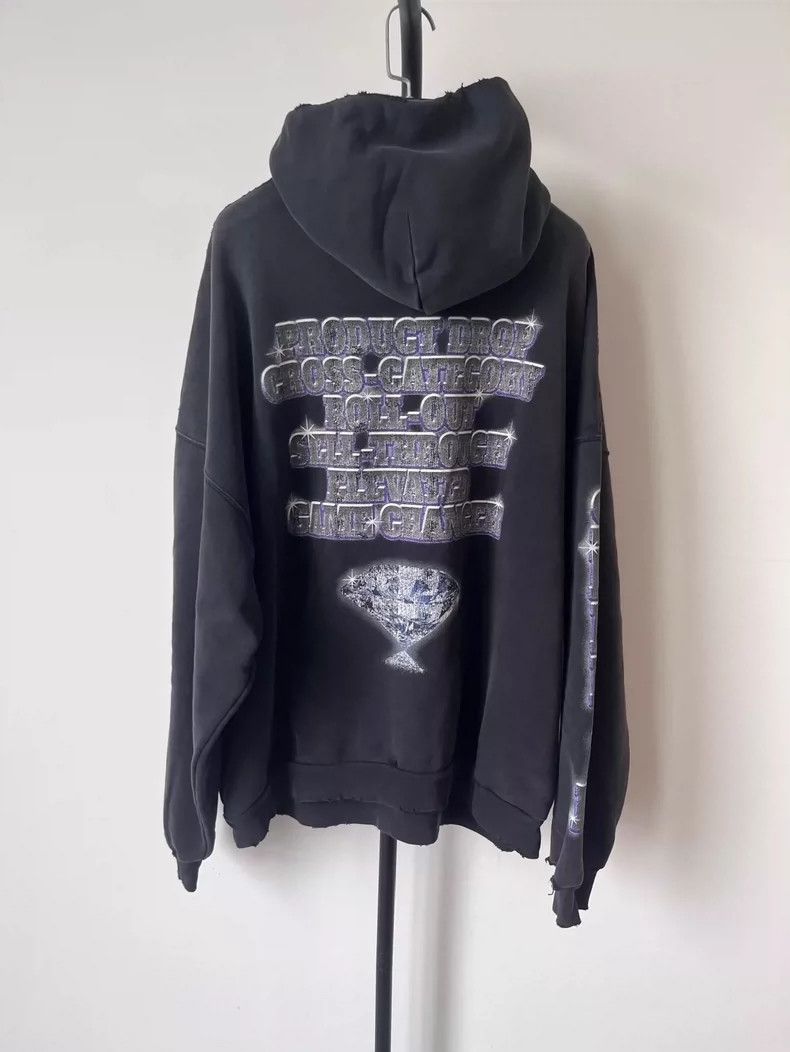 Balenciaga Balenciaga Hooded Sweatshirt Size US L / EU 52-54 / 3 - 2 Thumbnail
