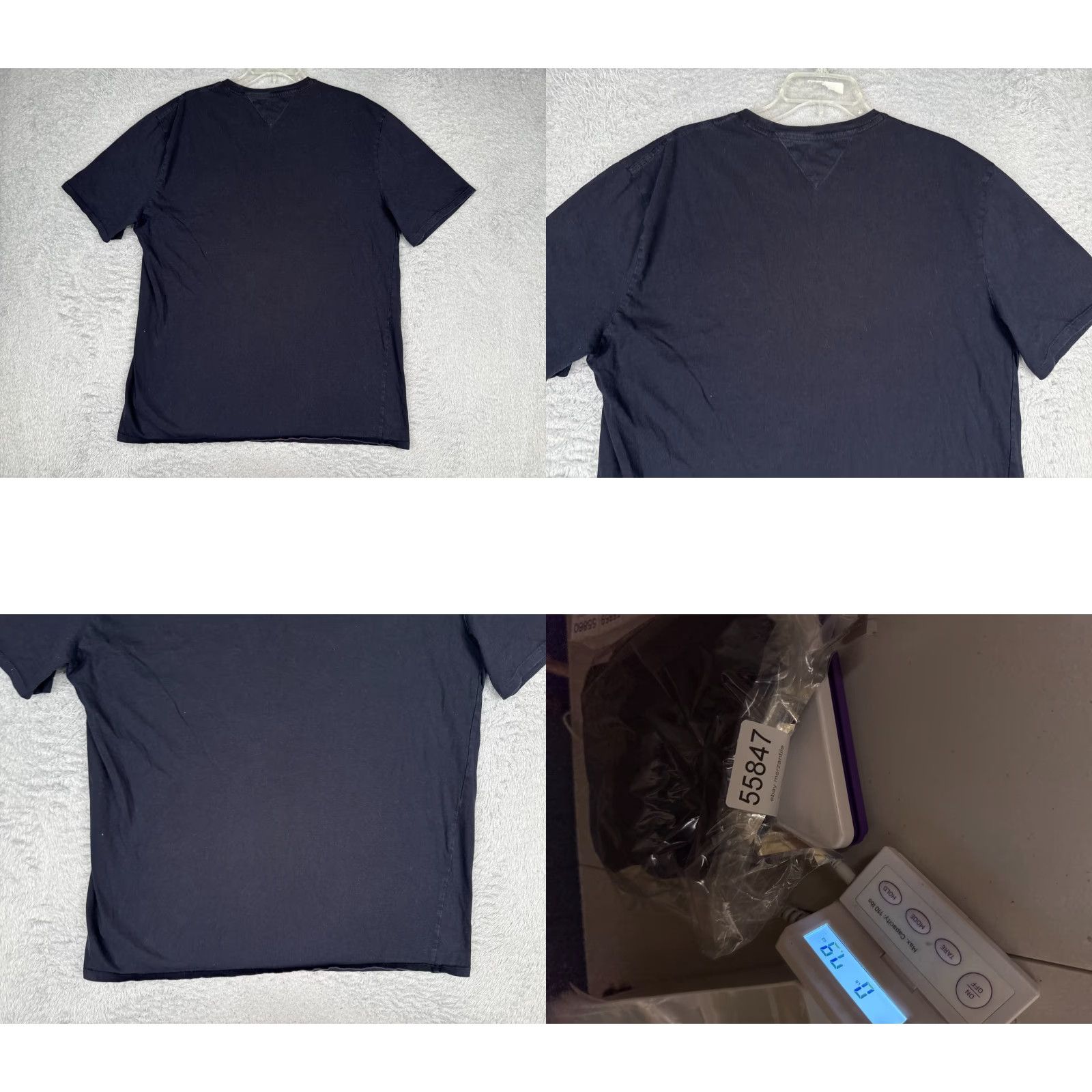Tommy Hilfiger Tommy Hilfiger Shirt Adult 2XL Blue Cotton Short Sleeve Crew Pocket Logo Embroidered Size US XXL / EU 58 / 5 - 9 Thumbnail