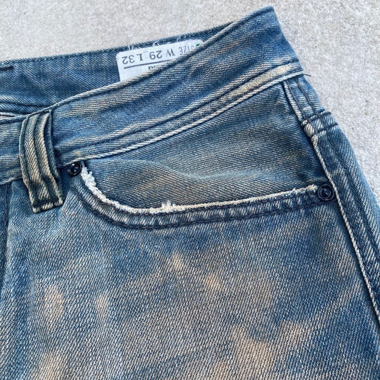 Diesel Vintage Diesel Industry Distressed Denim Size US 30 / EU 46 - 9 Thumbnail