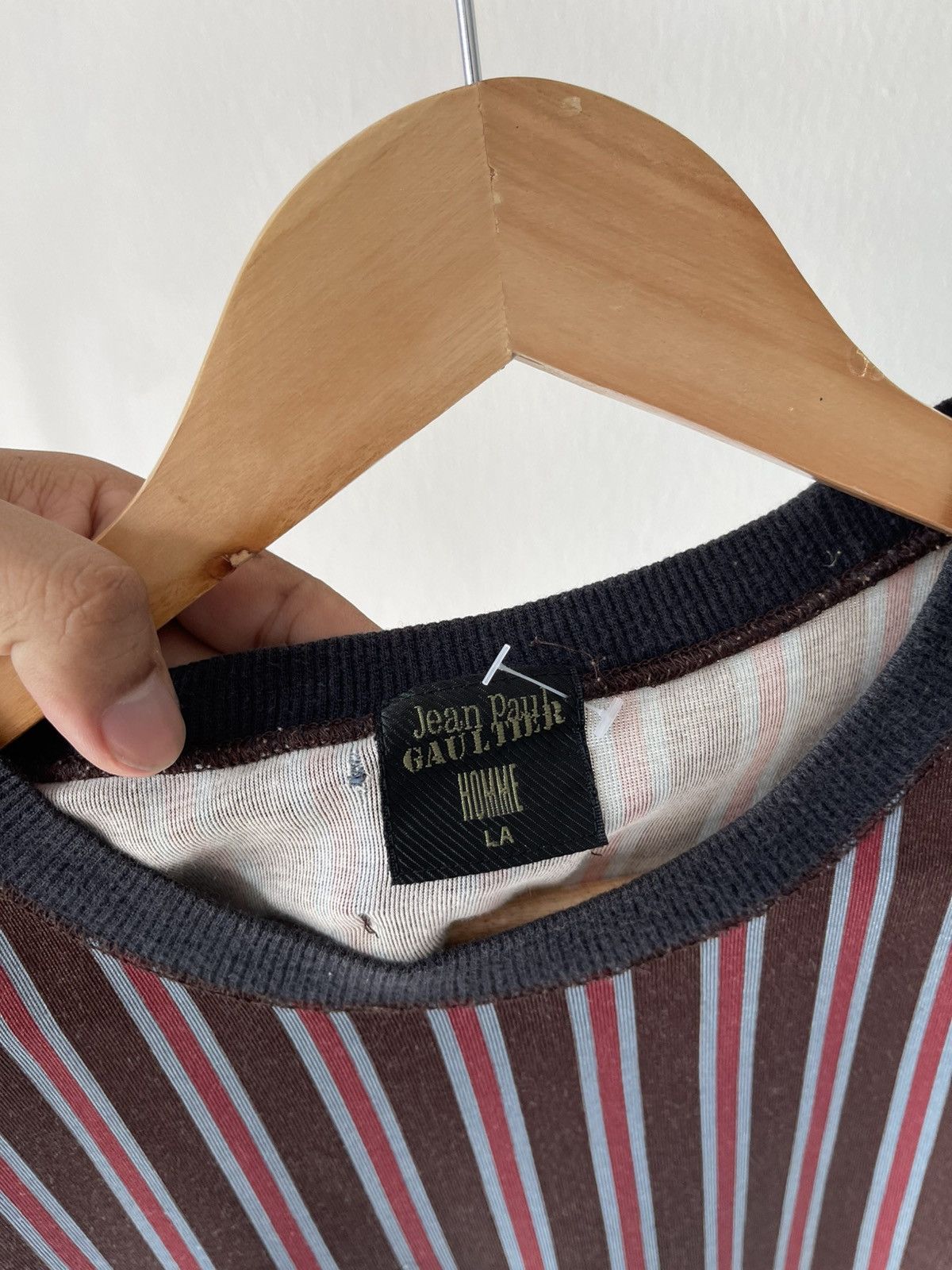 Jean Paul Gaultier 2000s Jean Paul Gaultier Homme Stripe Tee Size US S / EU 44-46 / 1 - 6 Thumbnail