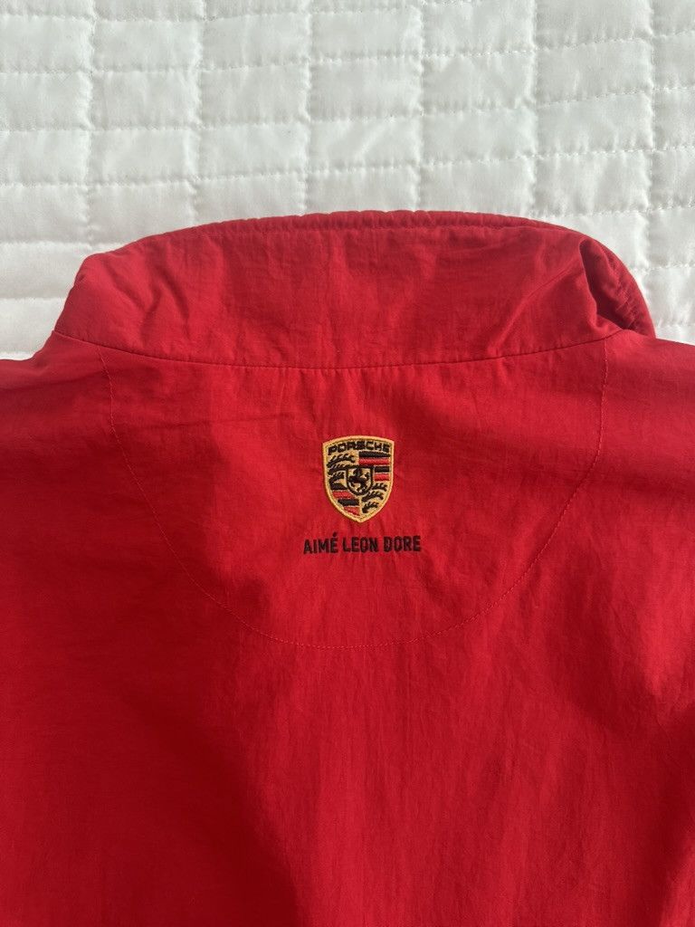 Aime Leon Dore × Porsche Design Aime Leon Dore Porsche Nylon Track Jacket Men’s Tango Red Size US XL / EU 56 / 4 - 14 Thumbnail