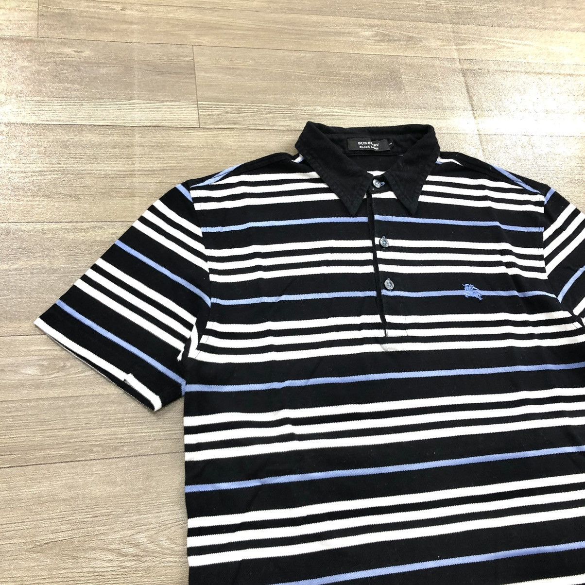 Burberry Vintage Burberry Black Label Polo T-shirt Stripe Luxury Size US S / EU 44-46 / 1 - 3 Thumbnail
