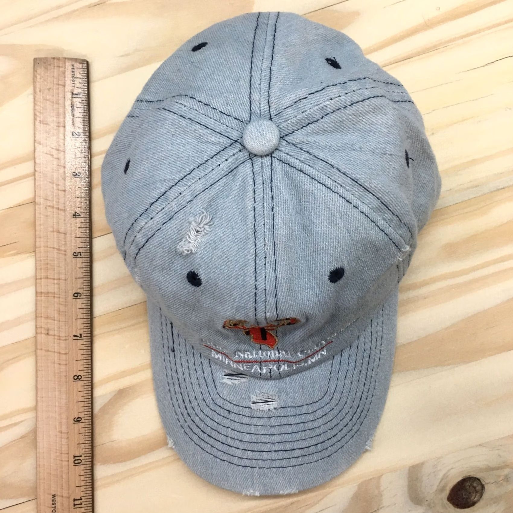 Logo 7 Elks National Convention Minneapolis Baseball Hat Mens Blue OS Embroidered Logo Size ONE SIZE - 4 Thumbnail