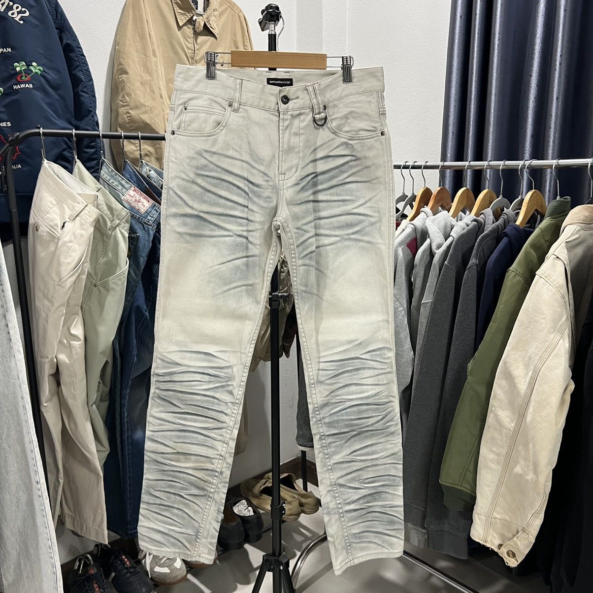 Japanese Brand × semanticdesign Semantic Design Mudwash Denim Size US 32 / EU 48 - 1 Thumbnail