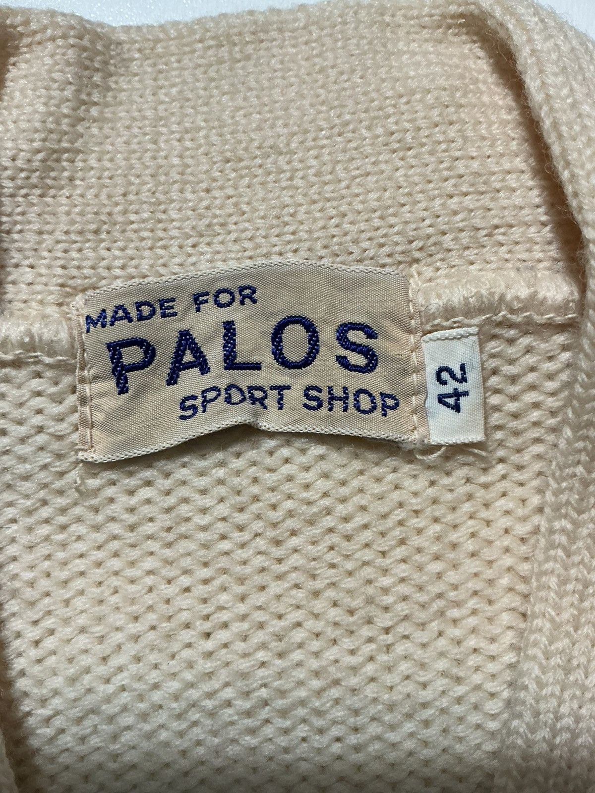 Vintage Vintage 50s 60s Palos Sport Shop Wool V Neck Knit Sweater Size US S / EU 44-46 / 1 - 5 Thumbnail