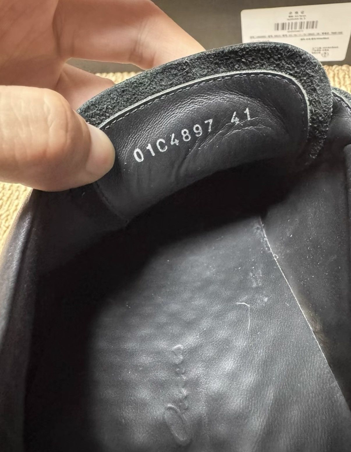 Rick Owens Rick Owens Main Line Full-Grain Leather Sneakers K37 Size US 8 / EU 41 - 6 Thumbnail