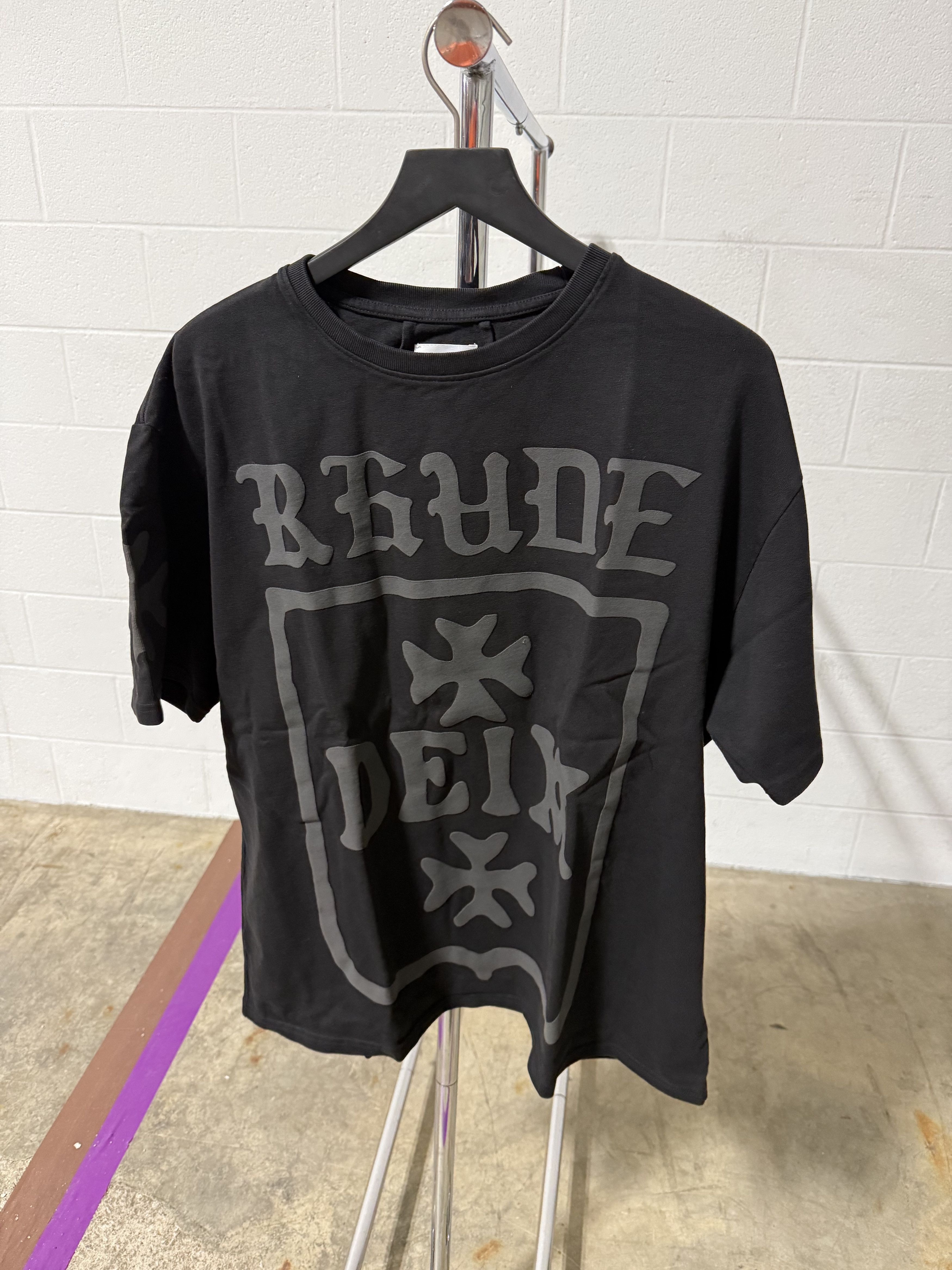 Rhude Rhude Deix Shield Tee 'Black' Size US L / EU 52-54 / 3 - 1 Thumbnail