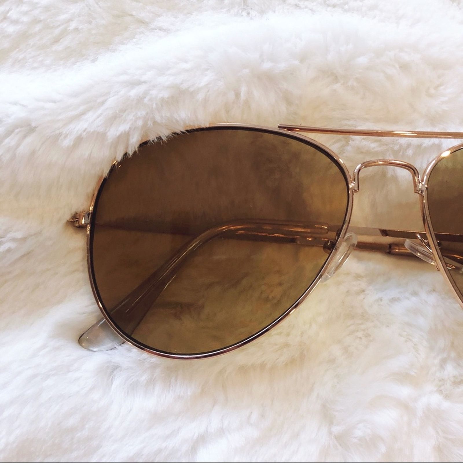 Other Georgia Light Brown Aviator Sunglasses Size ONE SIZE - 2 Thumbnail