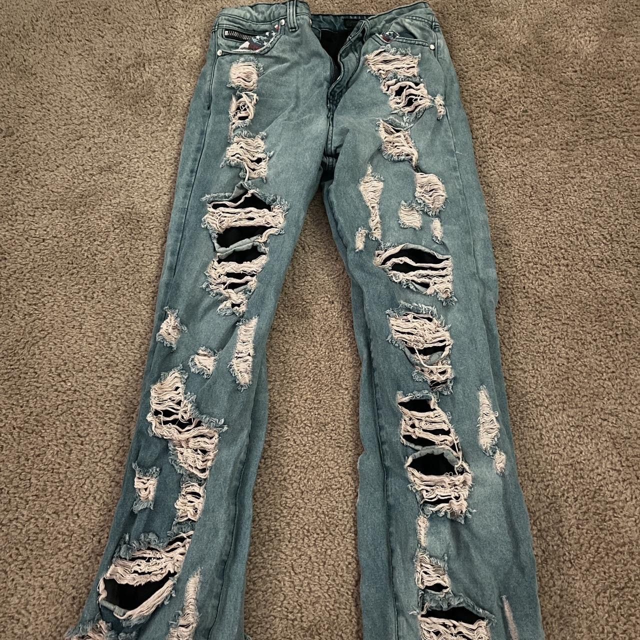 Other Rockstar Ripped Blue Jeans Size US 30 / EU 46 - 1 Thumbnail