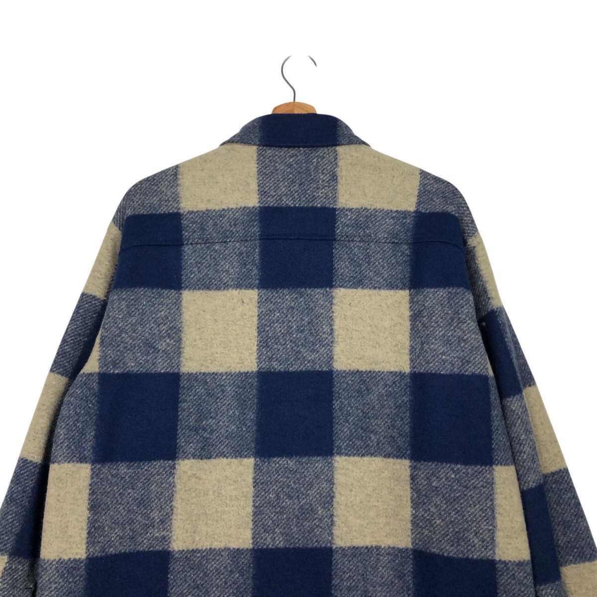 Japanese Brand Vintage Wool Chore Jacket Uniqlo Tartan Design Issey Miyake Size US M / EU 48-50 / 2 - 10 Thumbnail