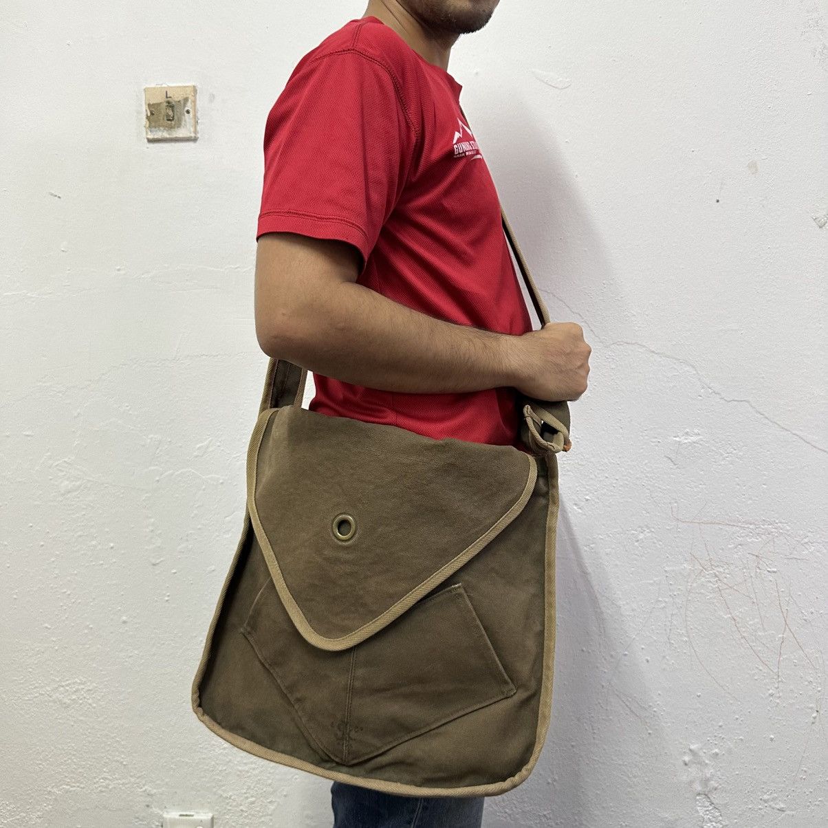 Kapital Kapital Archive Canvas Messenger Bag Khaki Japan Rare Size ONE SIZE - 11 Thumbnail