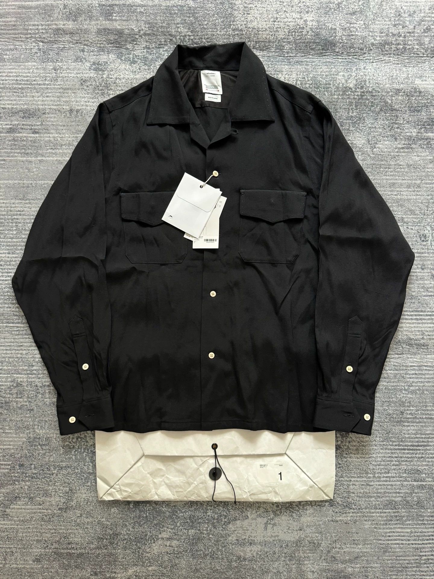Visvim VISVIM 23AW KEESEY Cuban Rayon LS Shirt 1 Size US S / EU 44-46 / 1 - 1 Thumbnail